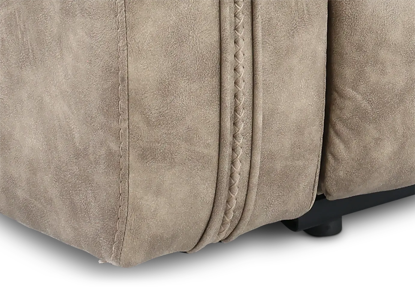 Ultron Beige Power Reclining Sofa-9
