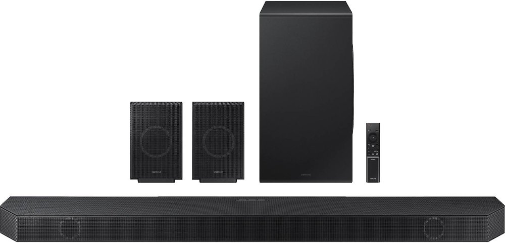 Samsung HW-Q990D Powered 11.1.4-channel Soundbar w/Rear Speakers
