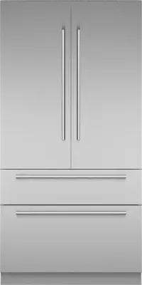 T42BT110NS Thermador 23.1 Cu Ft Built-In French Door Refrigerator - Counter Depth Stainless Steel