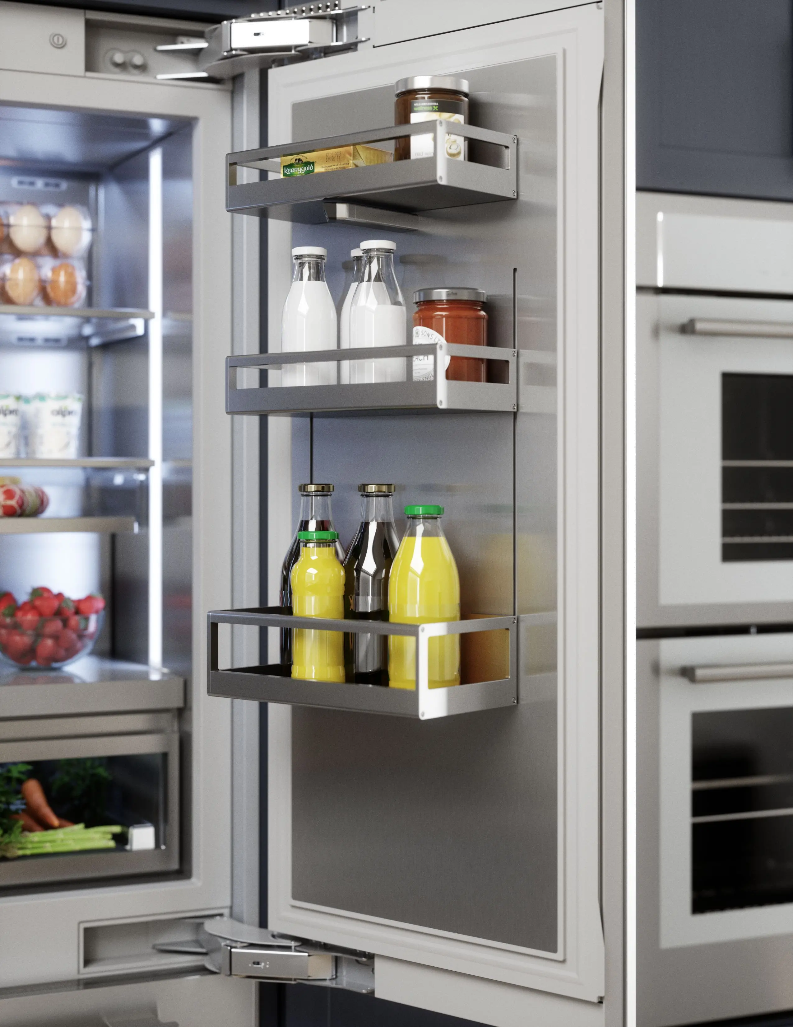 T42BT110NS Thermador 23.1 Cu Ft Built-In French Door Refrigerator - Counter Depth Stainless Steel-7