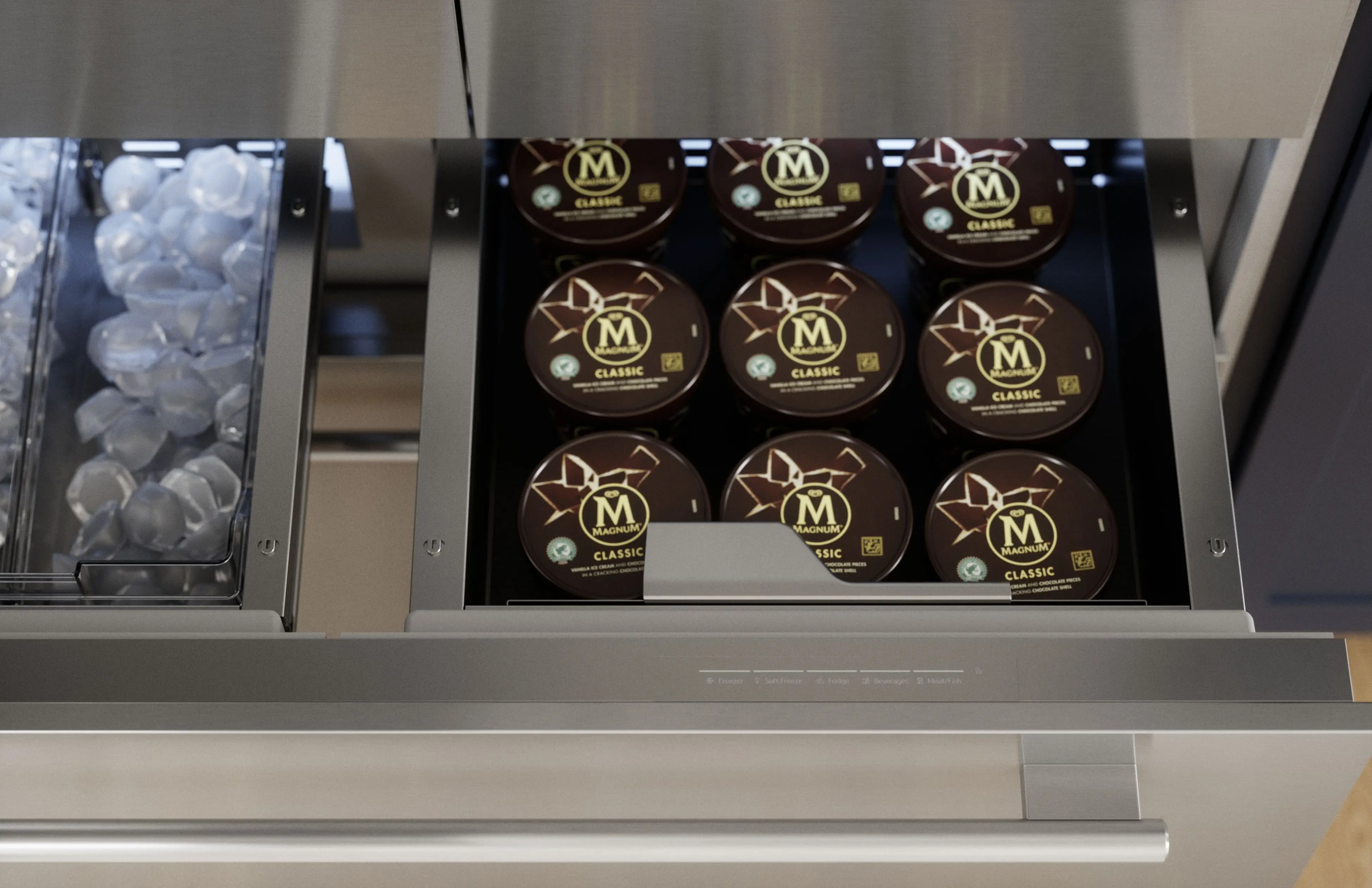 T42BT110NS Thermador 23.1 Cu Ft Built-In French Door Refrigerator - Counter Depth Stainless Steel-8