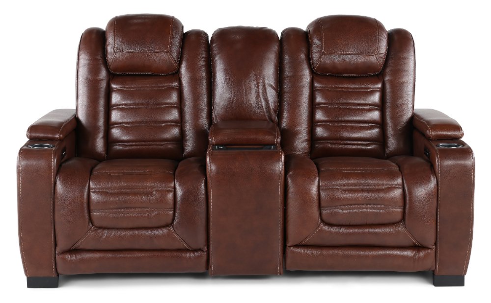 Transformer Walnut 3 Piece Power Reclining Loveseat