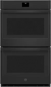JTD5000DVBB GE 10.0 Cu Ft Double Wall Oven - Black 30 Inch