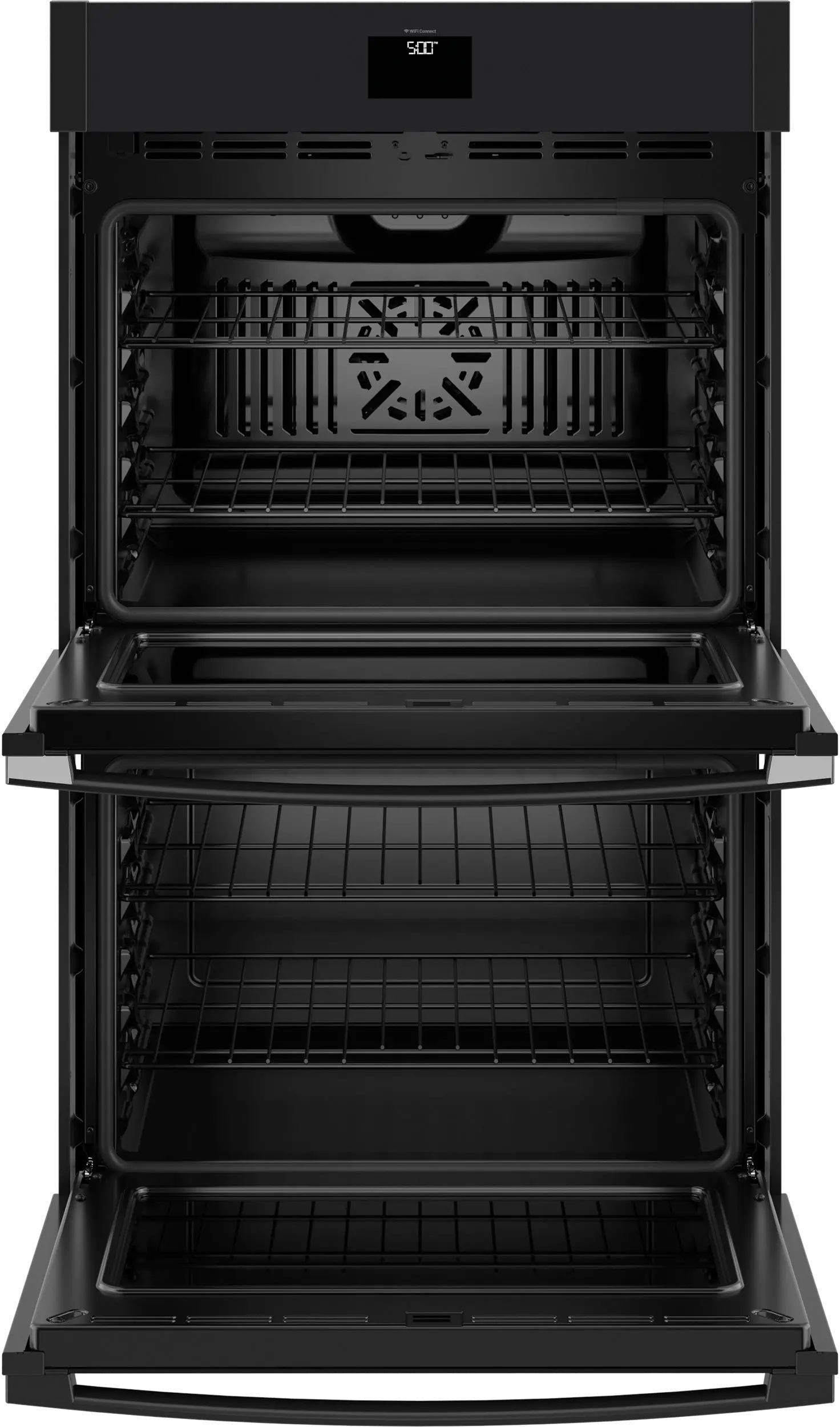 JTD5000DVBB GE 10.0 Cu Ft Double Wall Oven - Black 30 Inch-1