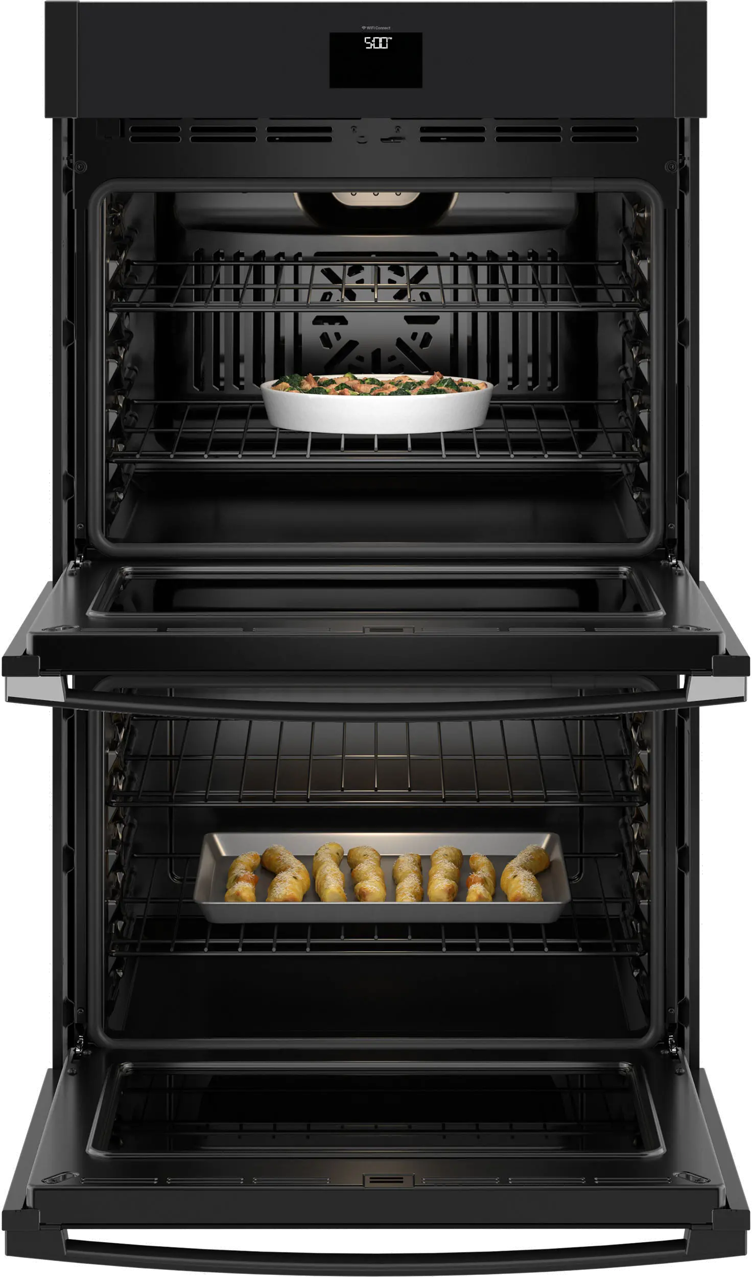 JTD5000DVBB GE 10.0 Cu Ft Double Wall Oven - Black 30 Inch-3