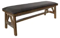Loft Pine Brown Dining Bench