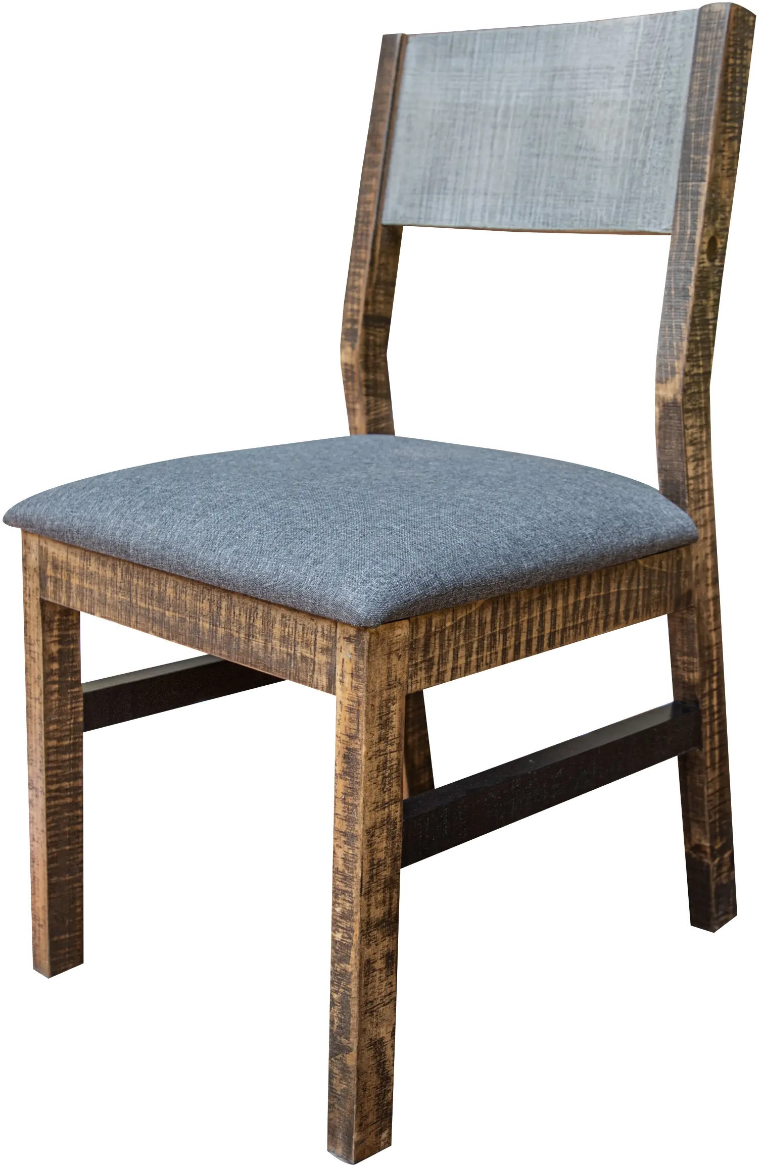 Loft Pine Gray and Brown Dining Chair-1