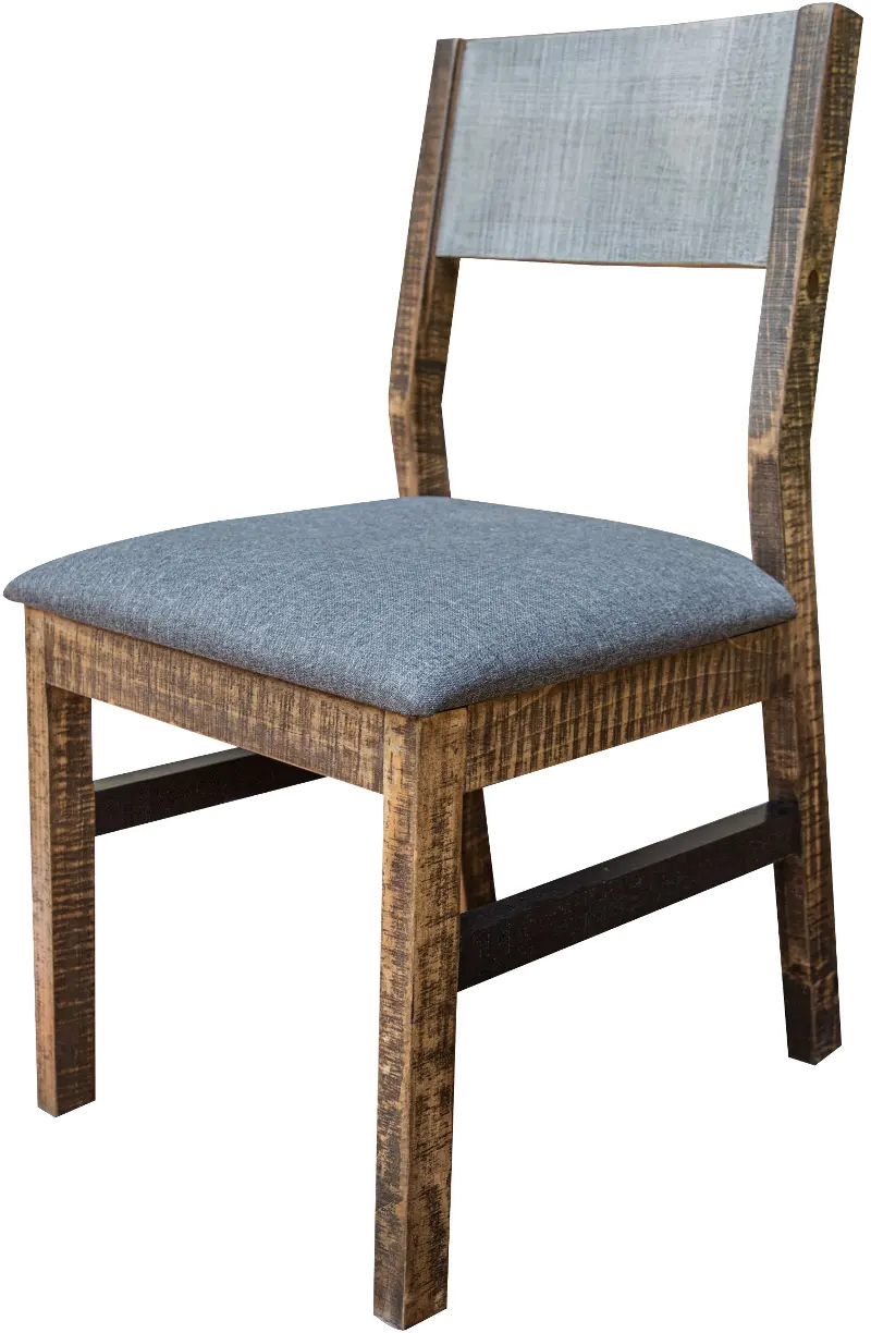 Loft Pine Gray and Brown Dining Chair