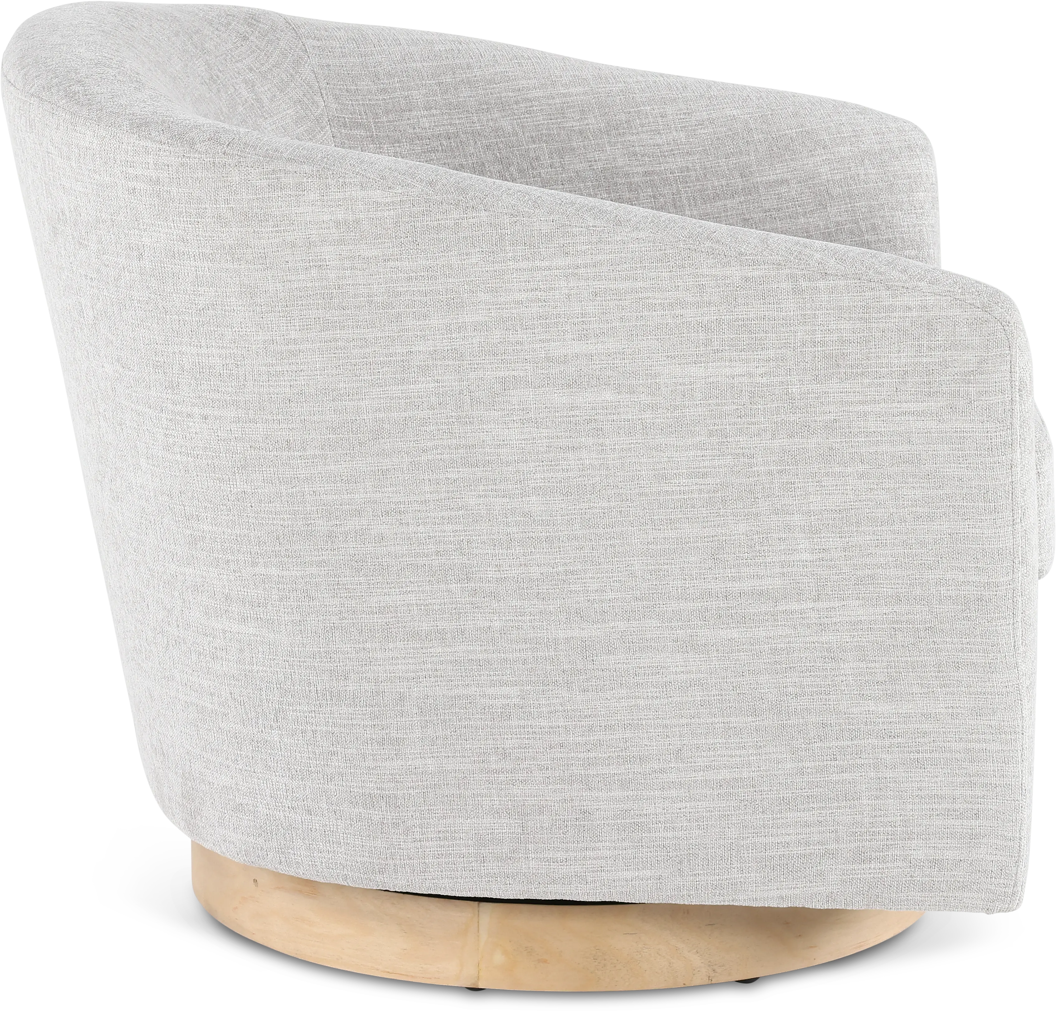Percy Light Gray Swivel Chair-6