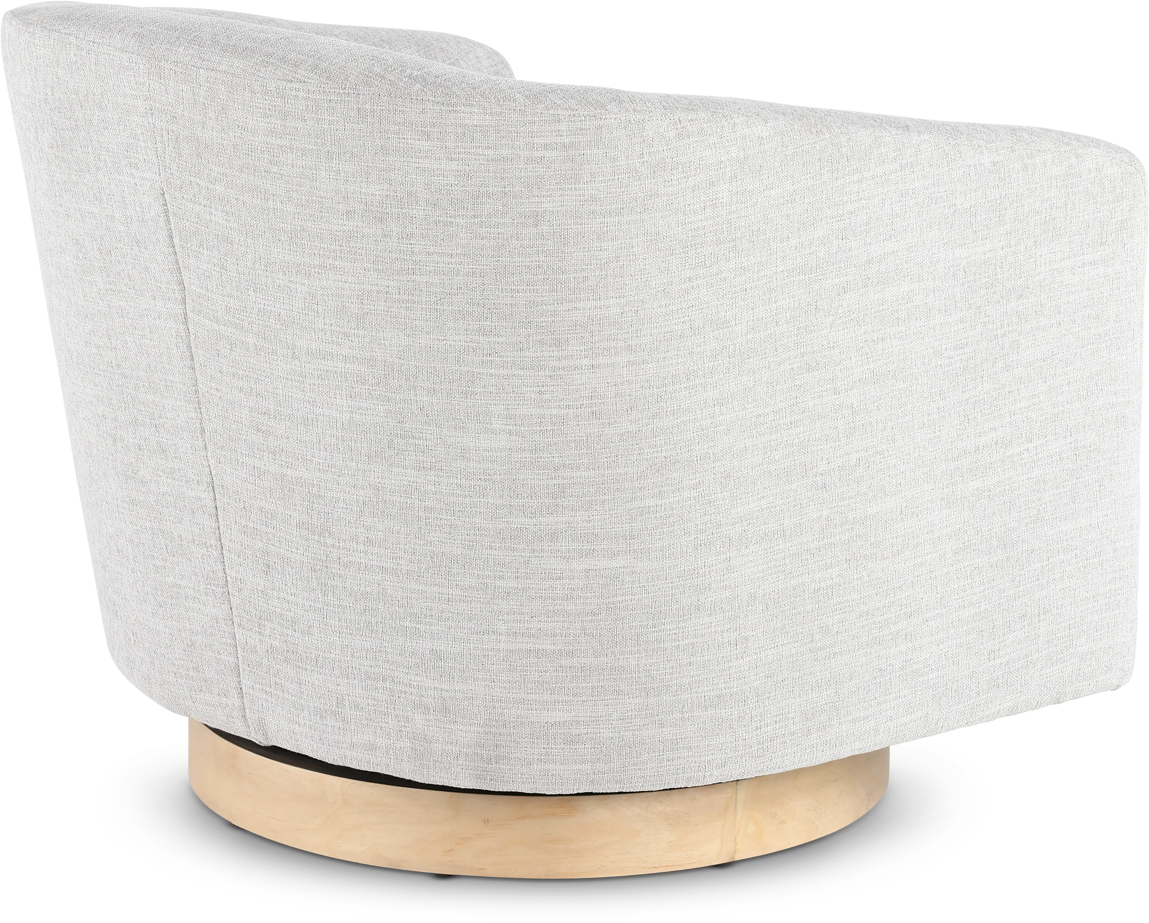 Percy Light Gray Swivel Chair-7