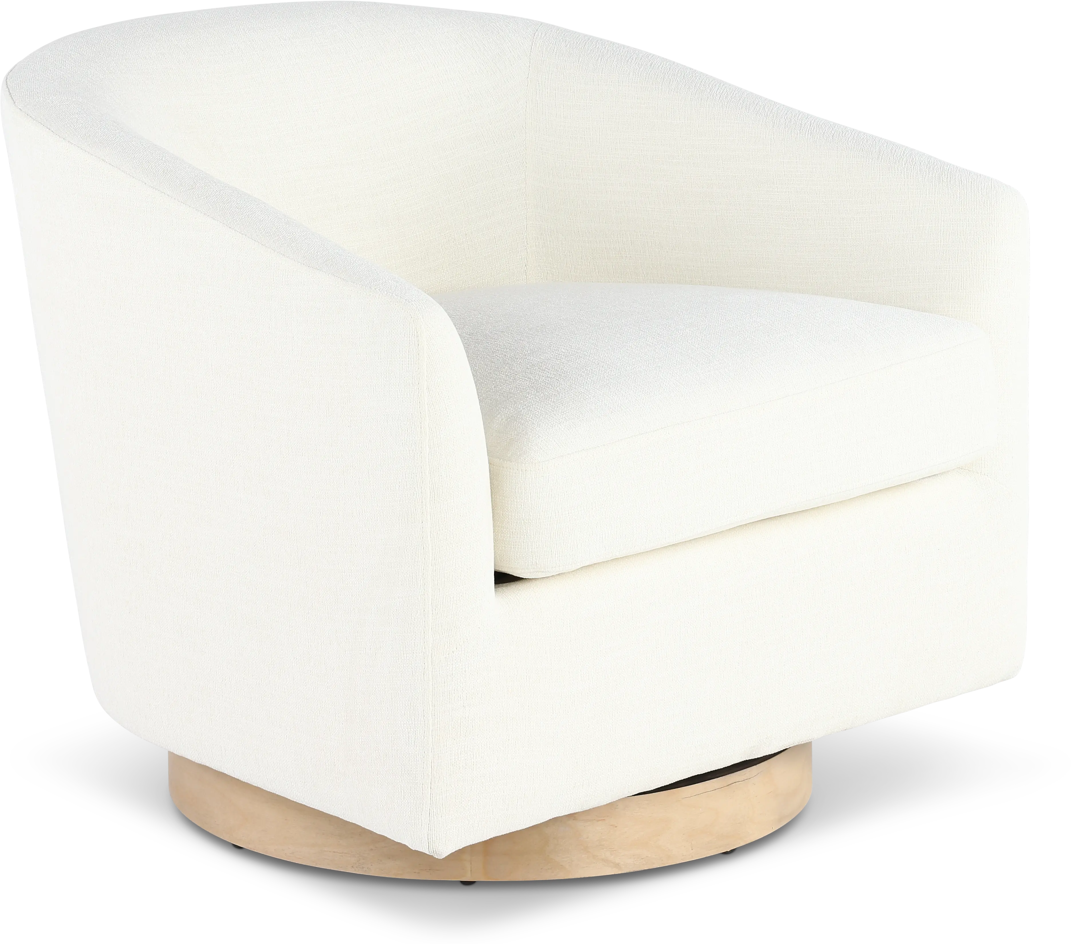 Percy Ivory Swivel Chair-4
