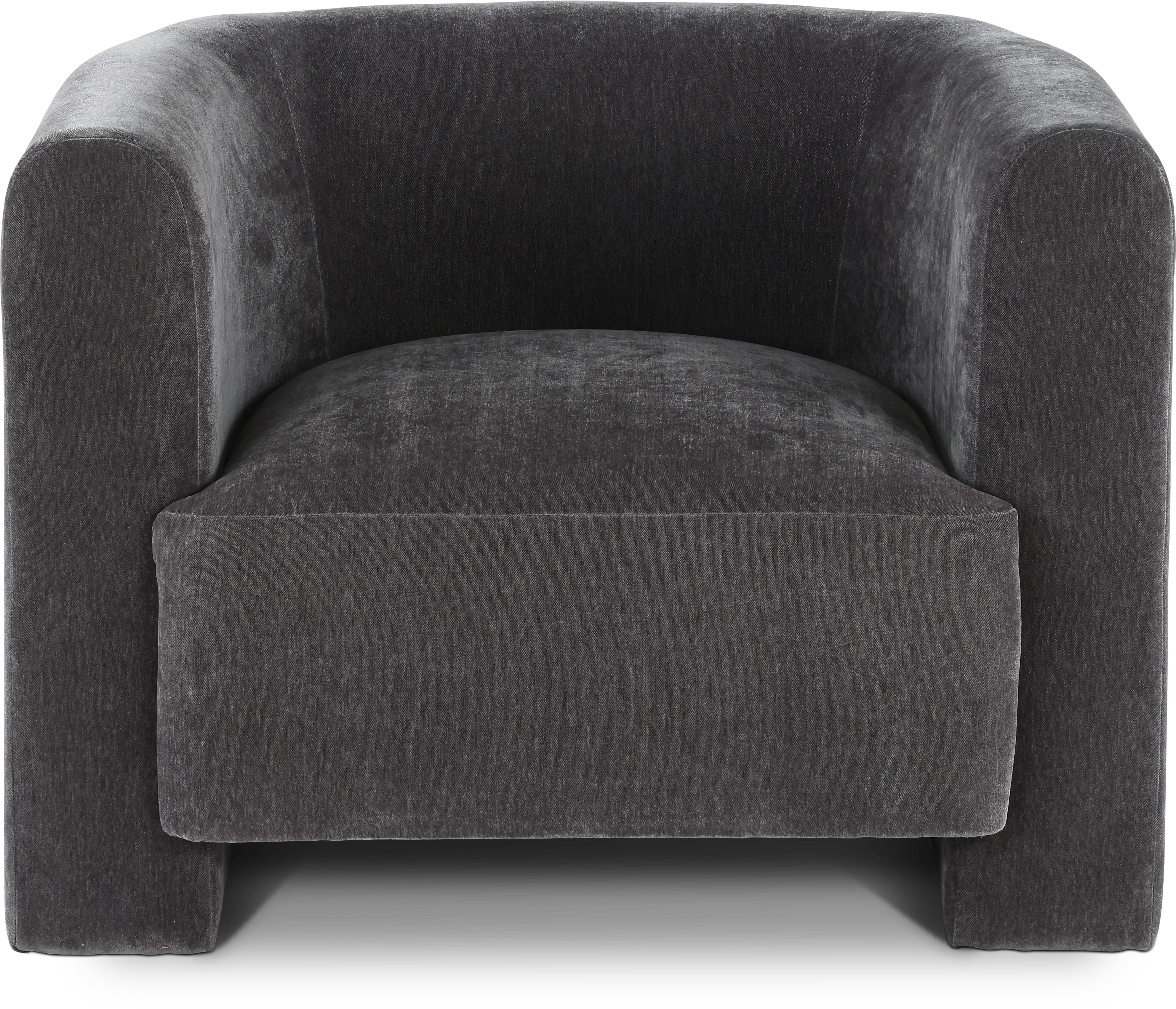 Callista Gray Velvet Accent Chair-1
