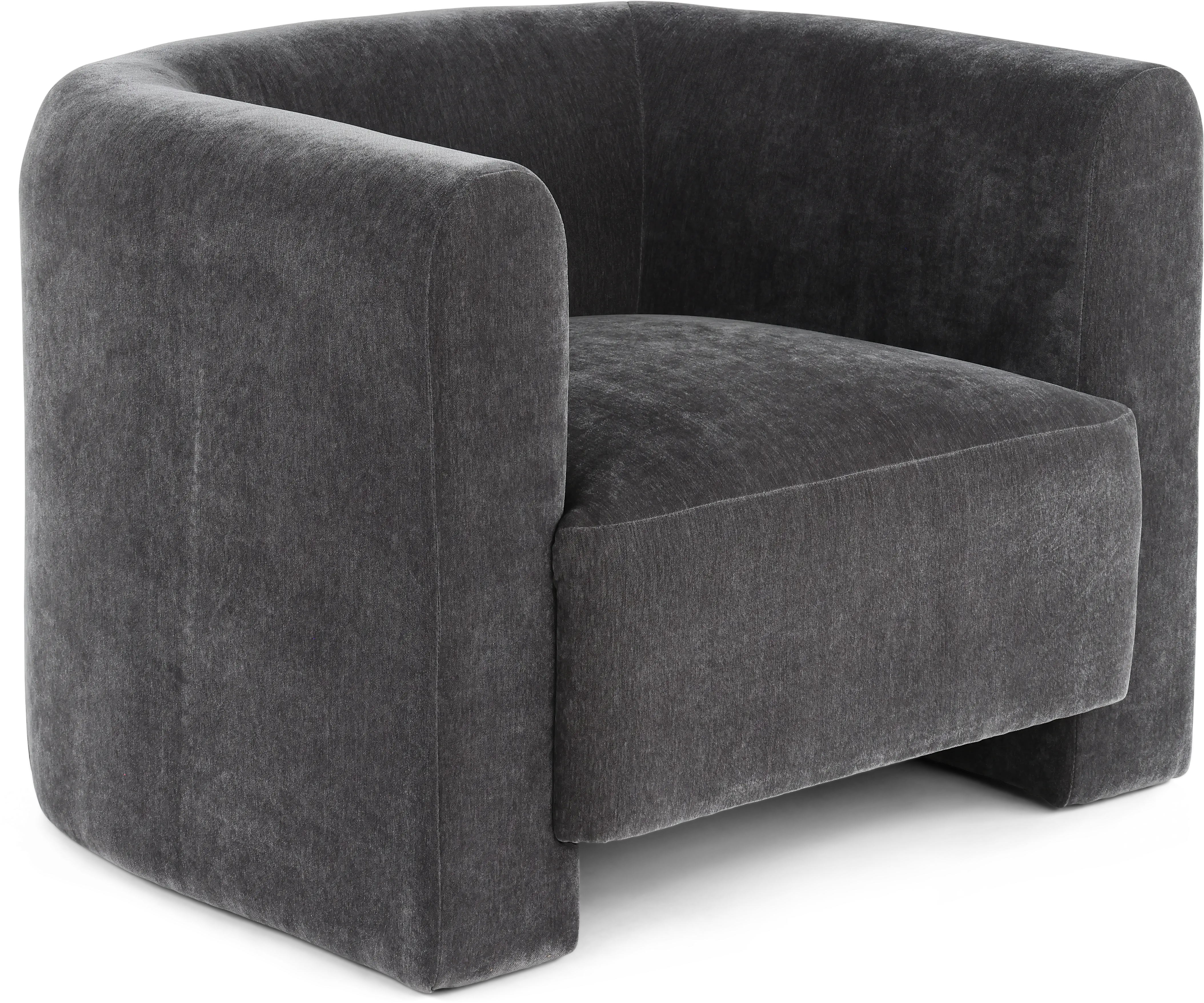 Callista Gray Velvet Accent Chair-4