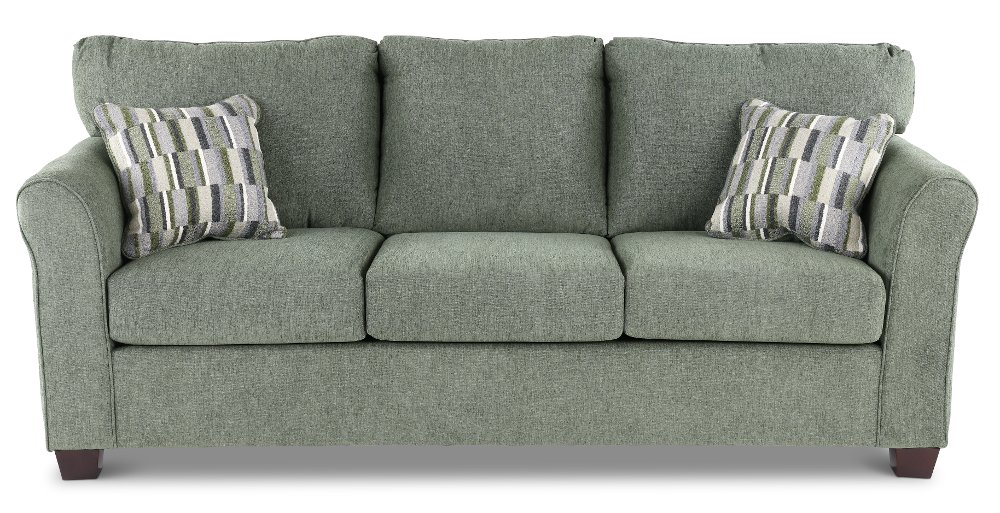 Wall St. Green Sofa