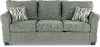 WALSOF/DEXEUC Wall St. Green Sofa