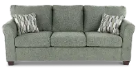 WALSOF/DEXEUC Wall St. Green Sofa