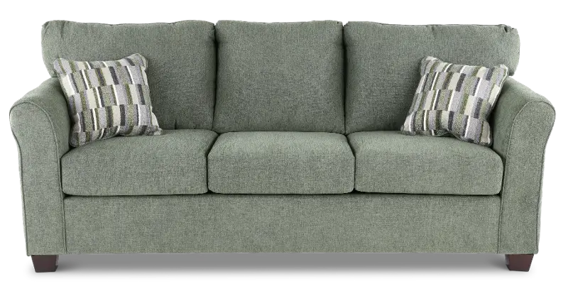 Wall St. Green Sofa Bed