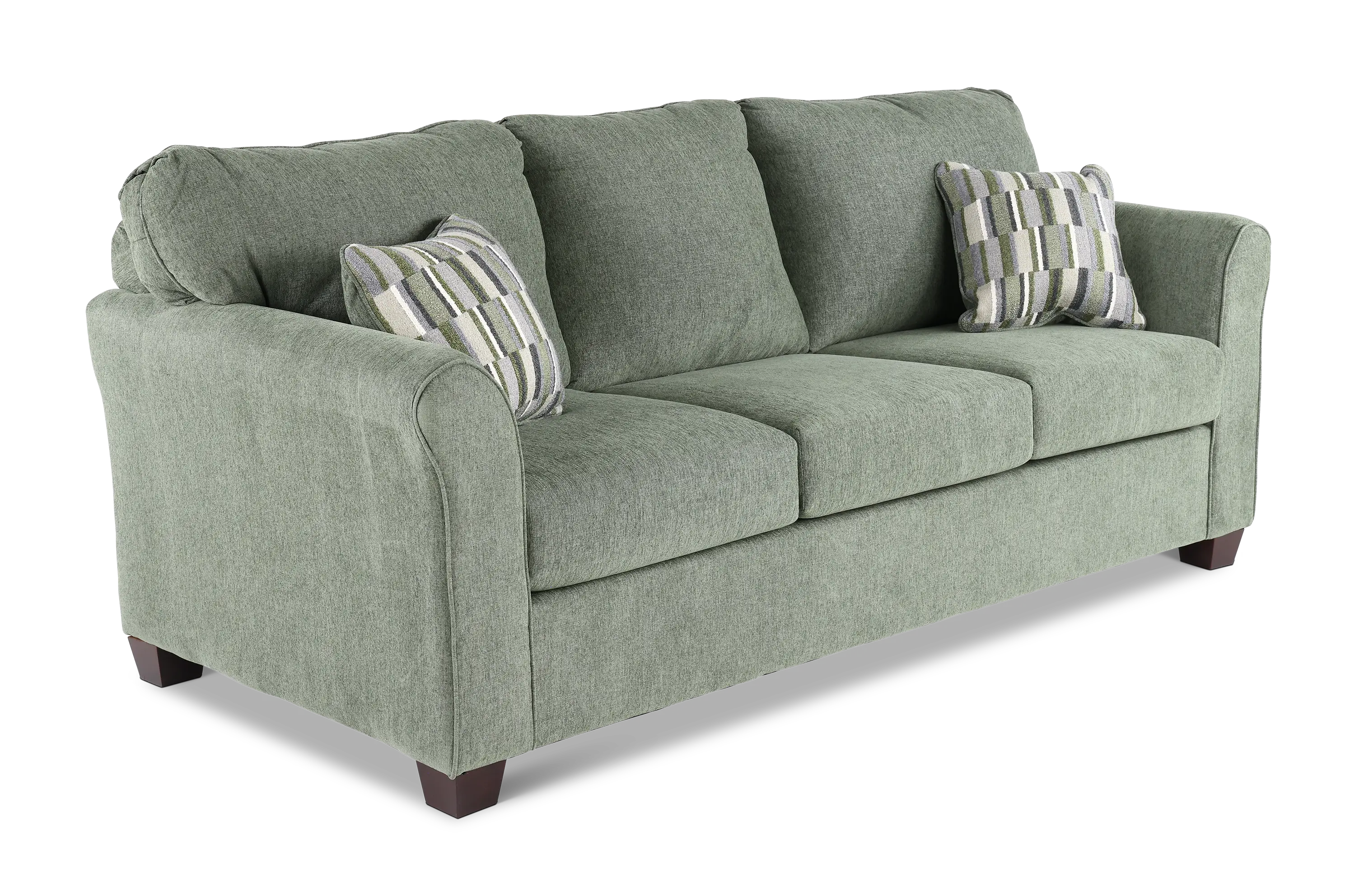 WALQSG/DEXEUC Wall St. Green Sofa Bed-3