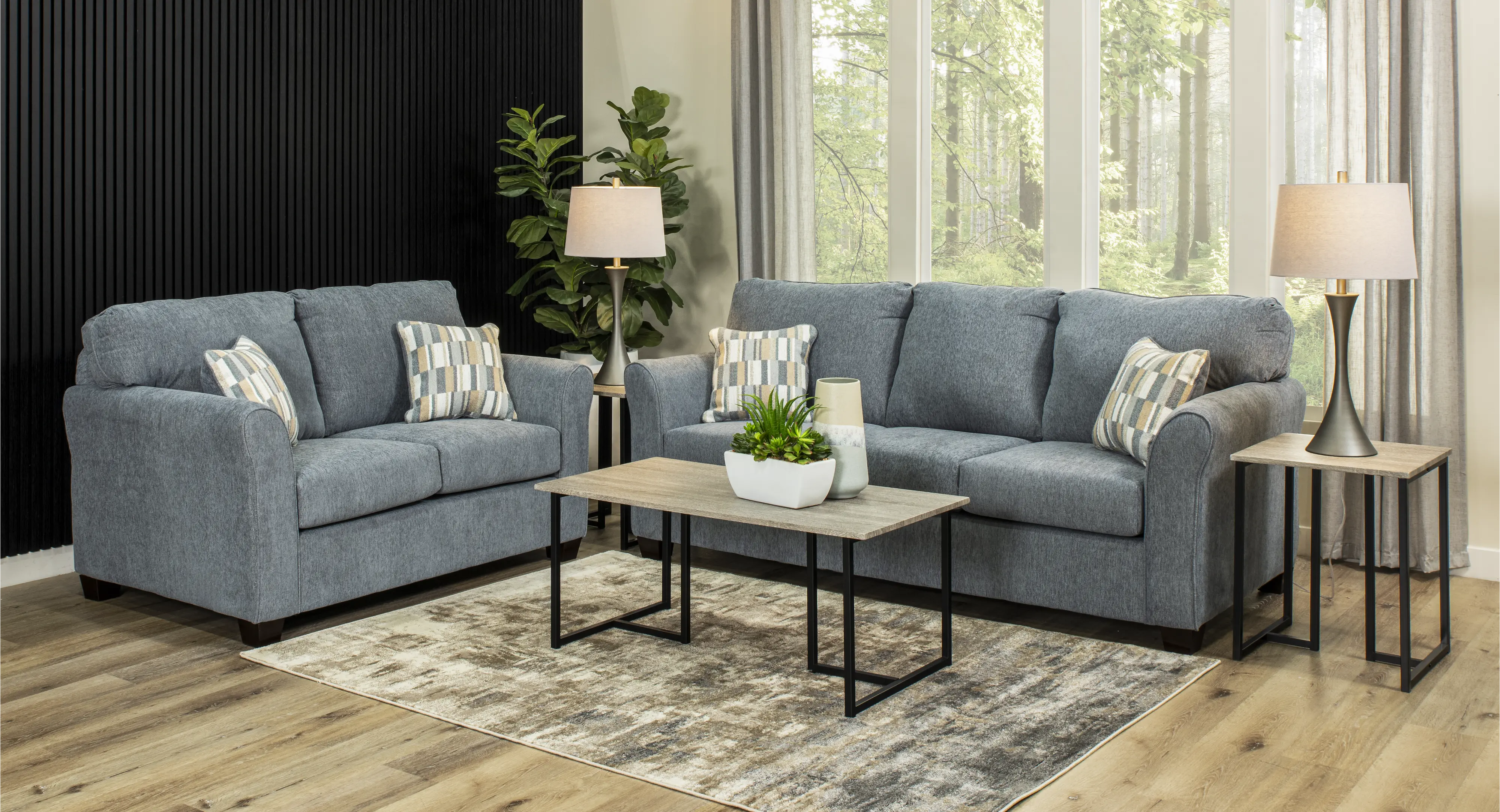 WALSOF/DEXFLI Wall St. Blue Sofa-2