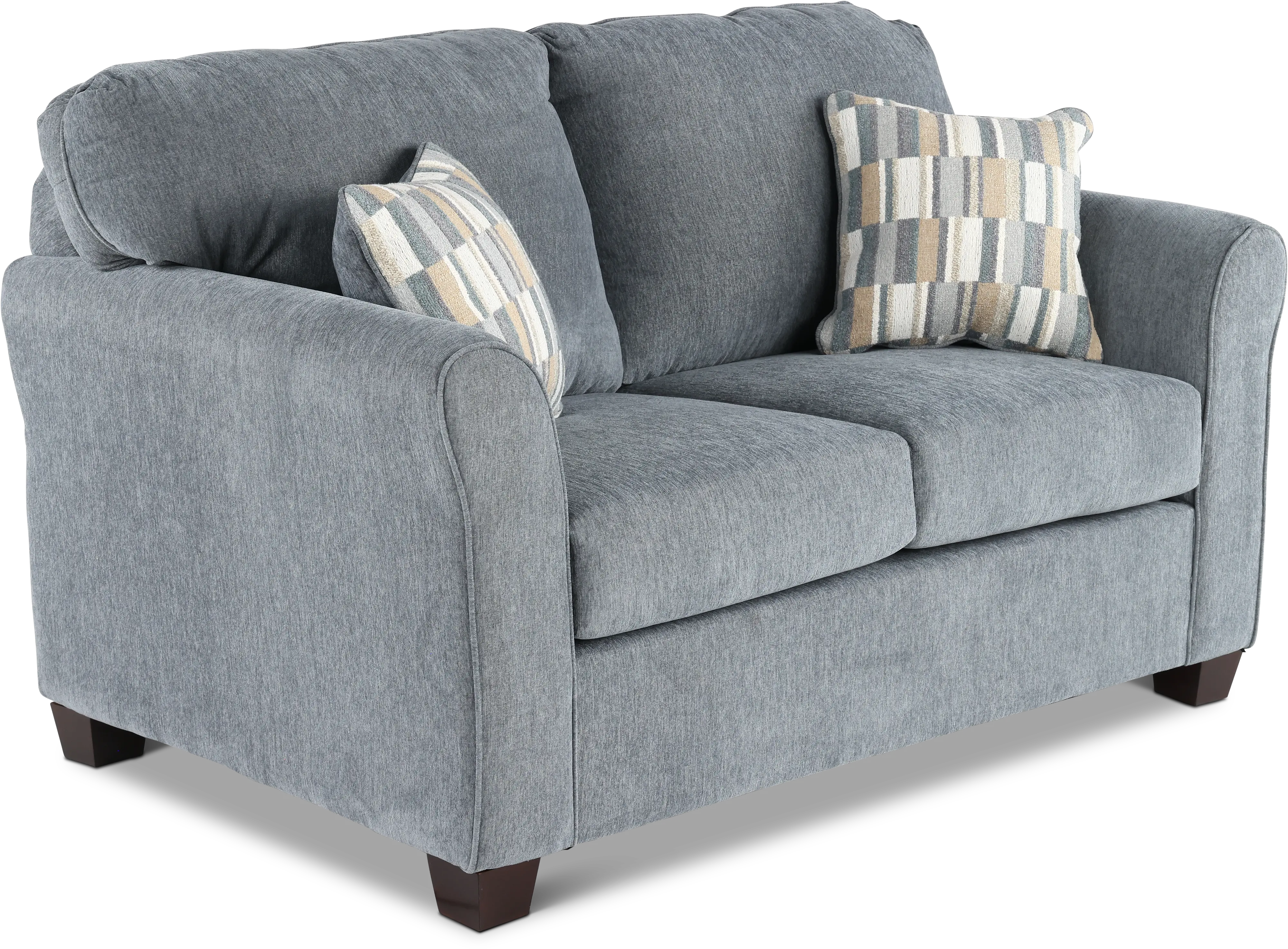 WALLOV/DEXFLI Wall St. Blue Loveseat-2