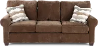 SEASOF/LANDES Seaside Brown Sofa