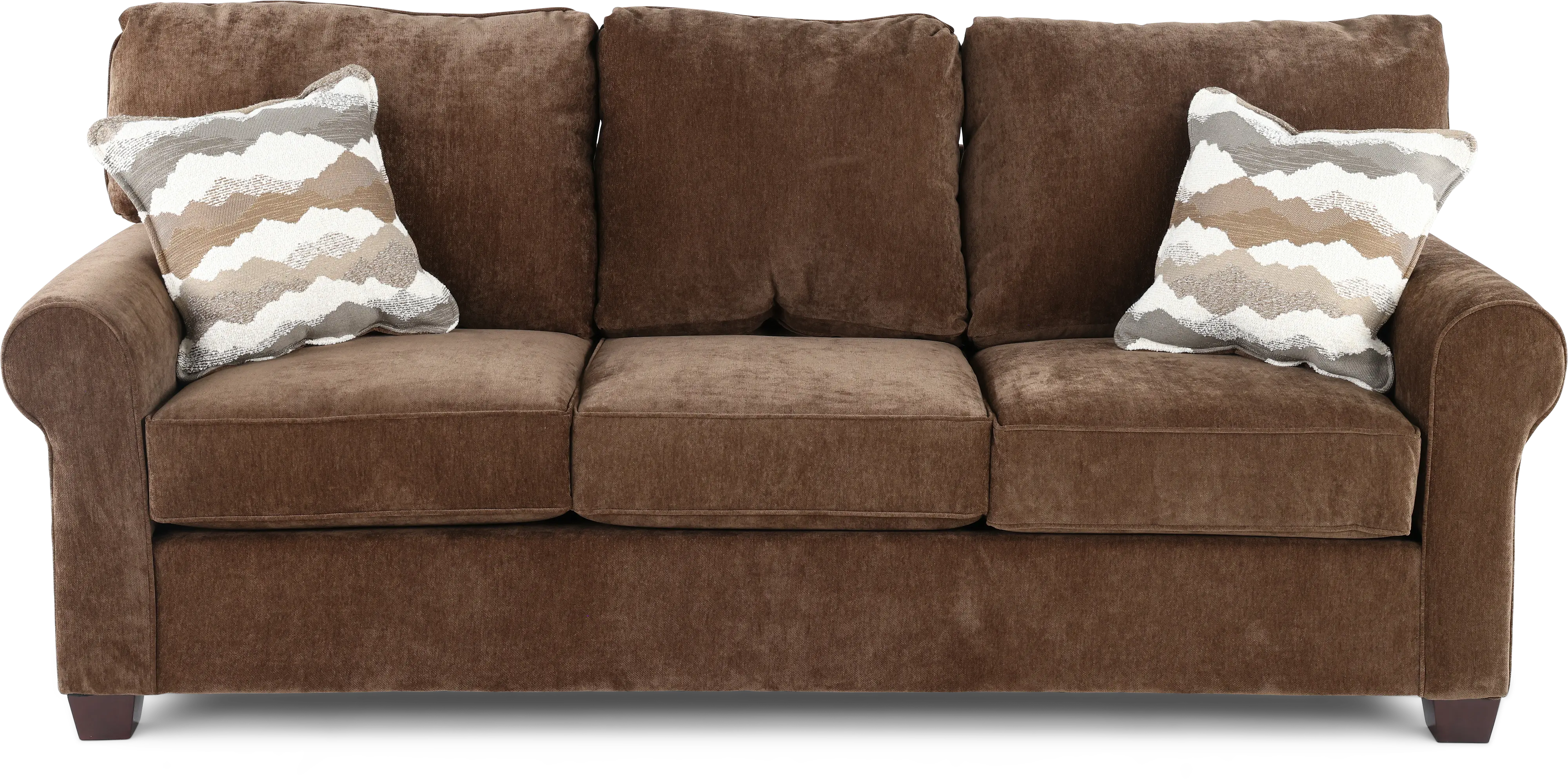 SEAQSG/LANDES Seaside Brown Sofa Bed-1