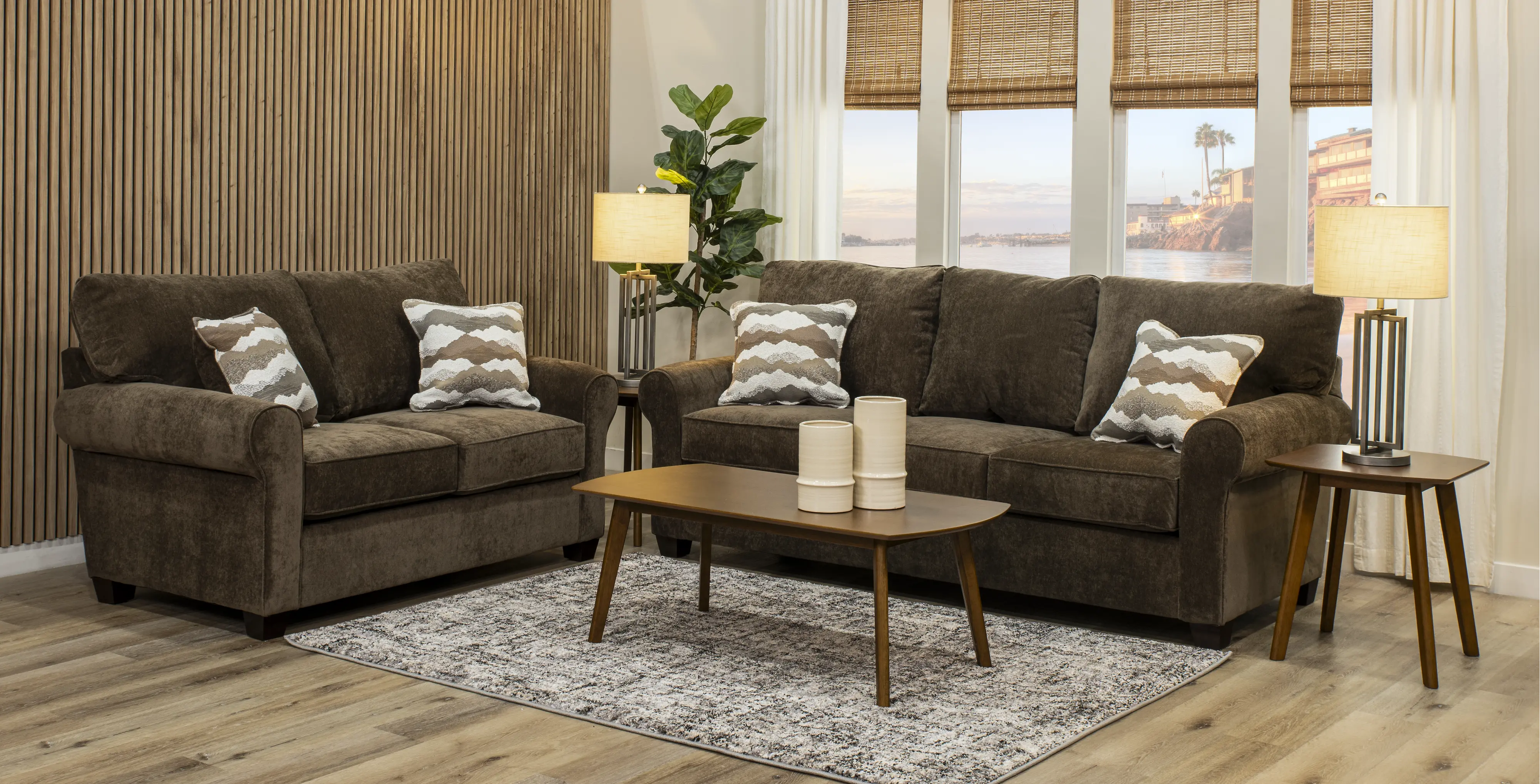 SEAQSG/LANDES Seaside Brown Sofa Bed-2