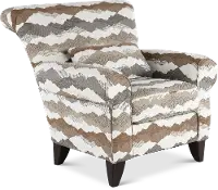 REGCHA/MAJGRA Seaside Brown and Gray Accent Chair