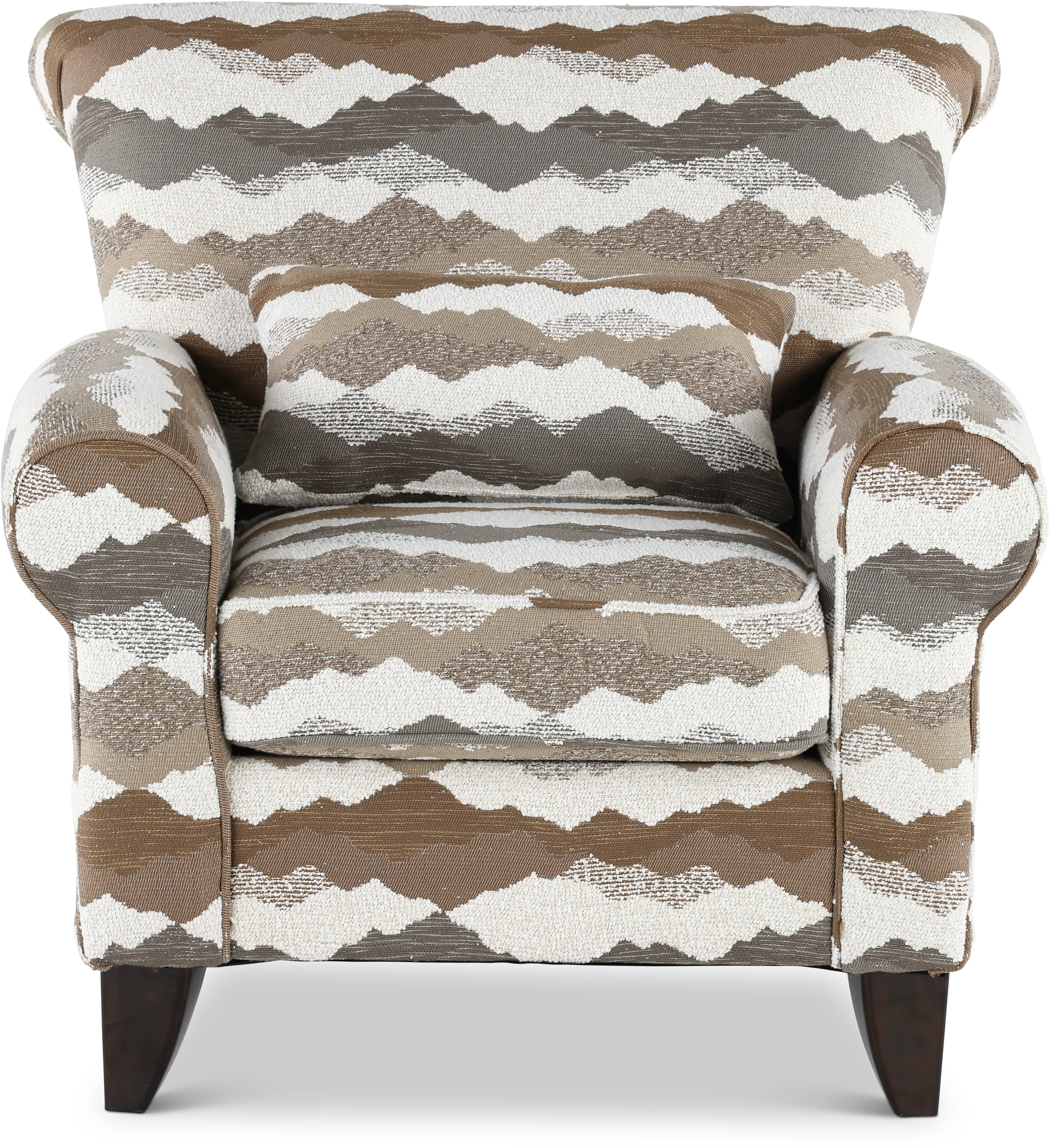 REGCHA/MAJGRA Seaside Brown and Gray Accent Chair-4