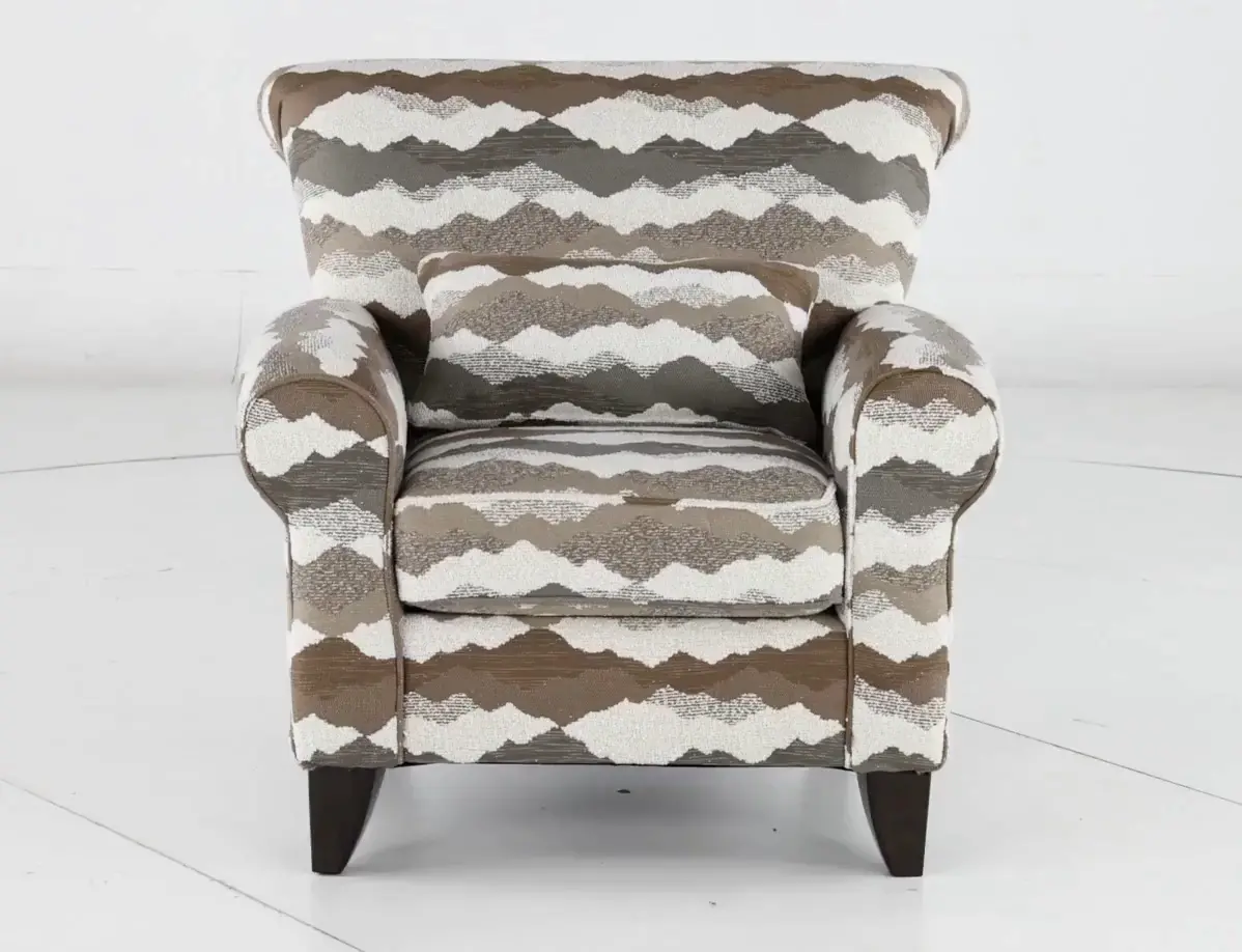 REGCHA/MAJGRA Seaside Brown and Gray Accent Chair-5