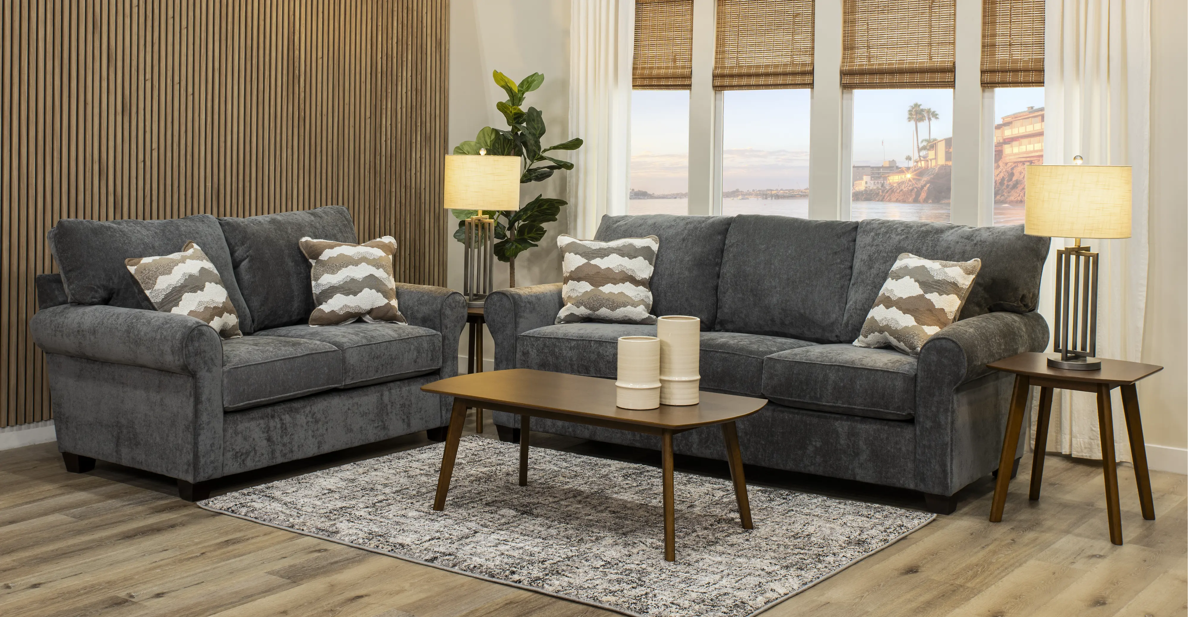 SEALOV/LANGRA Seaside Gray Loveseat-2