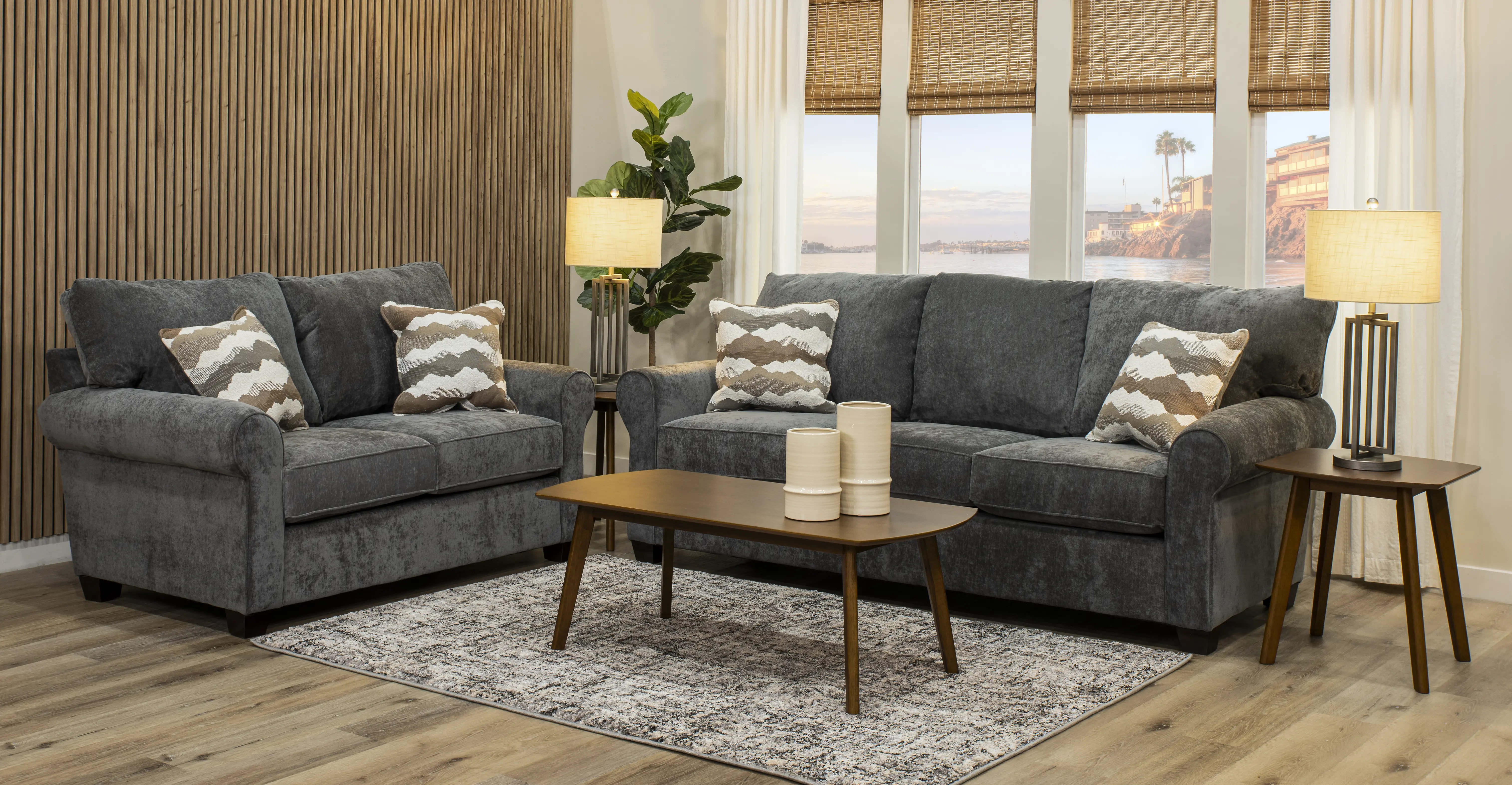 SEAQSG/LANGRA Seaside Gray Sofa Bed-2