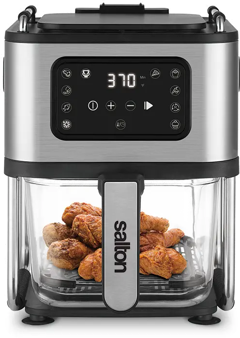 Salton Flip and Cook 3-in-1 Air Fryer, Grill & Dehydrator-1
