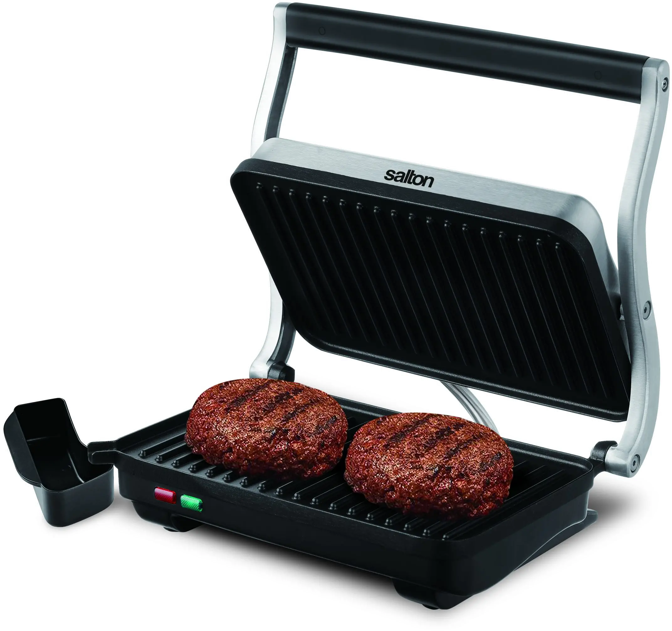 Salton Stainless Steel Panini Grill-3