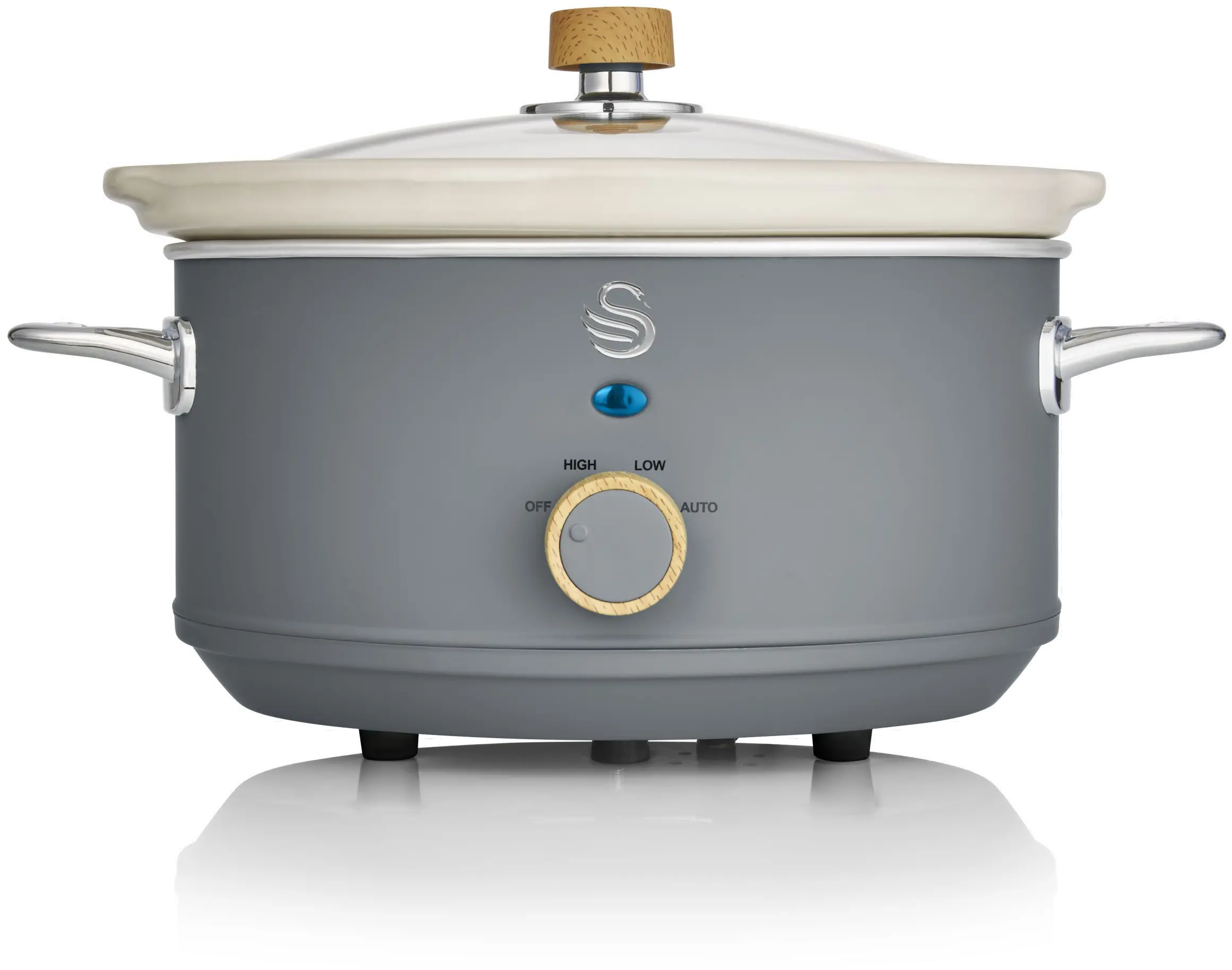 Swan Nordic 3.5L Slow Cooker - Gray-1