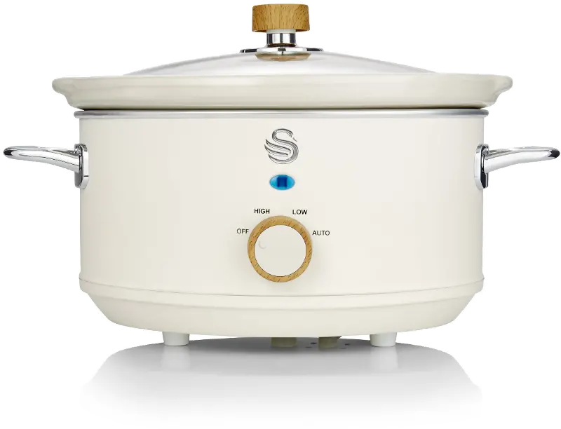 Swan Nordic 3.5L Slow Cooker - White