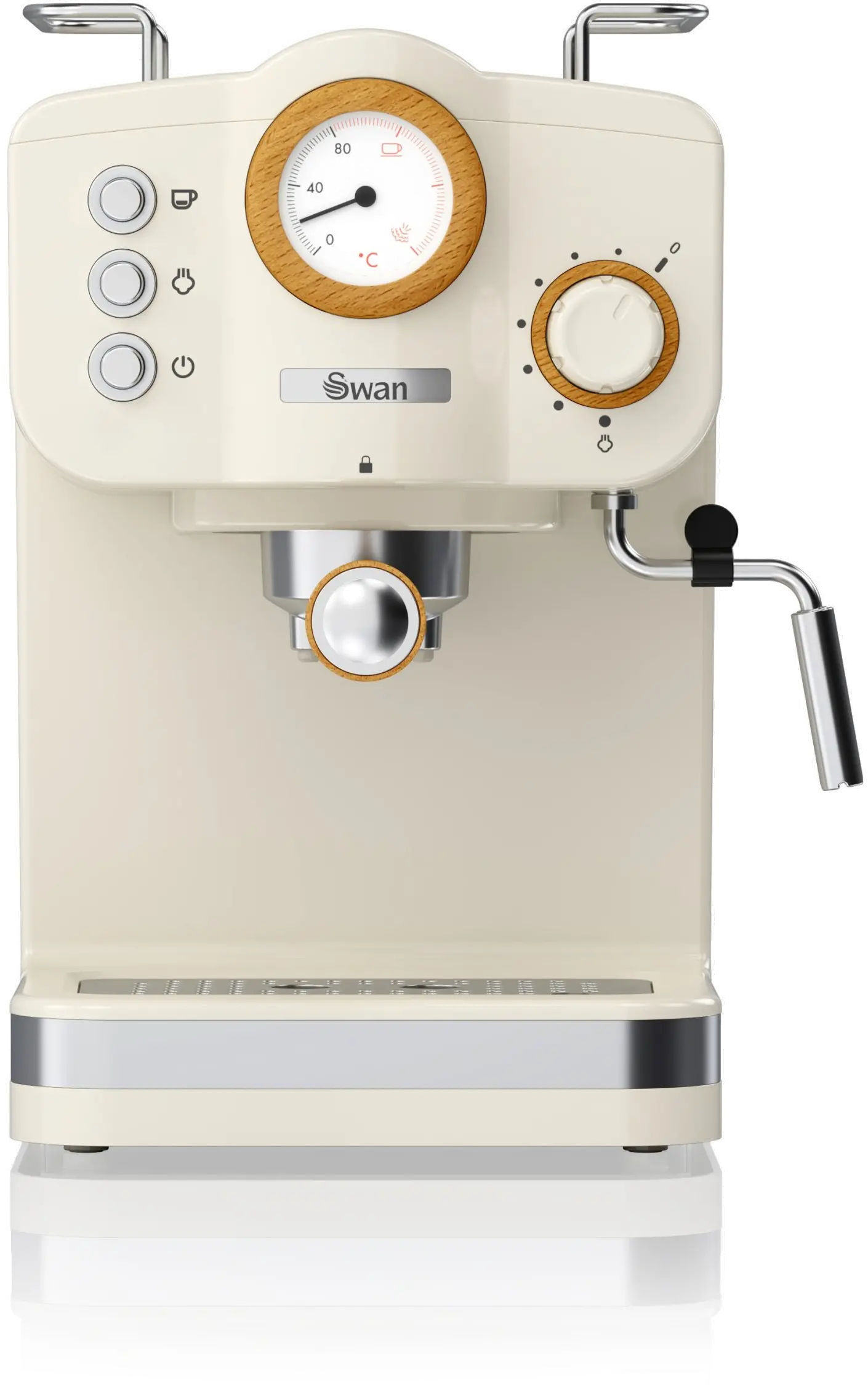 Swan Nordic Pump Espresso Coffee Machine - White-1