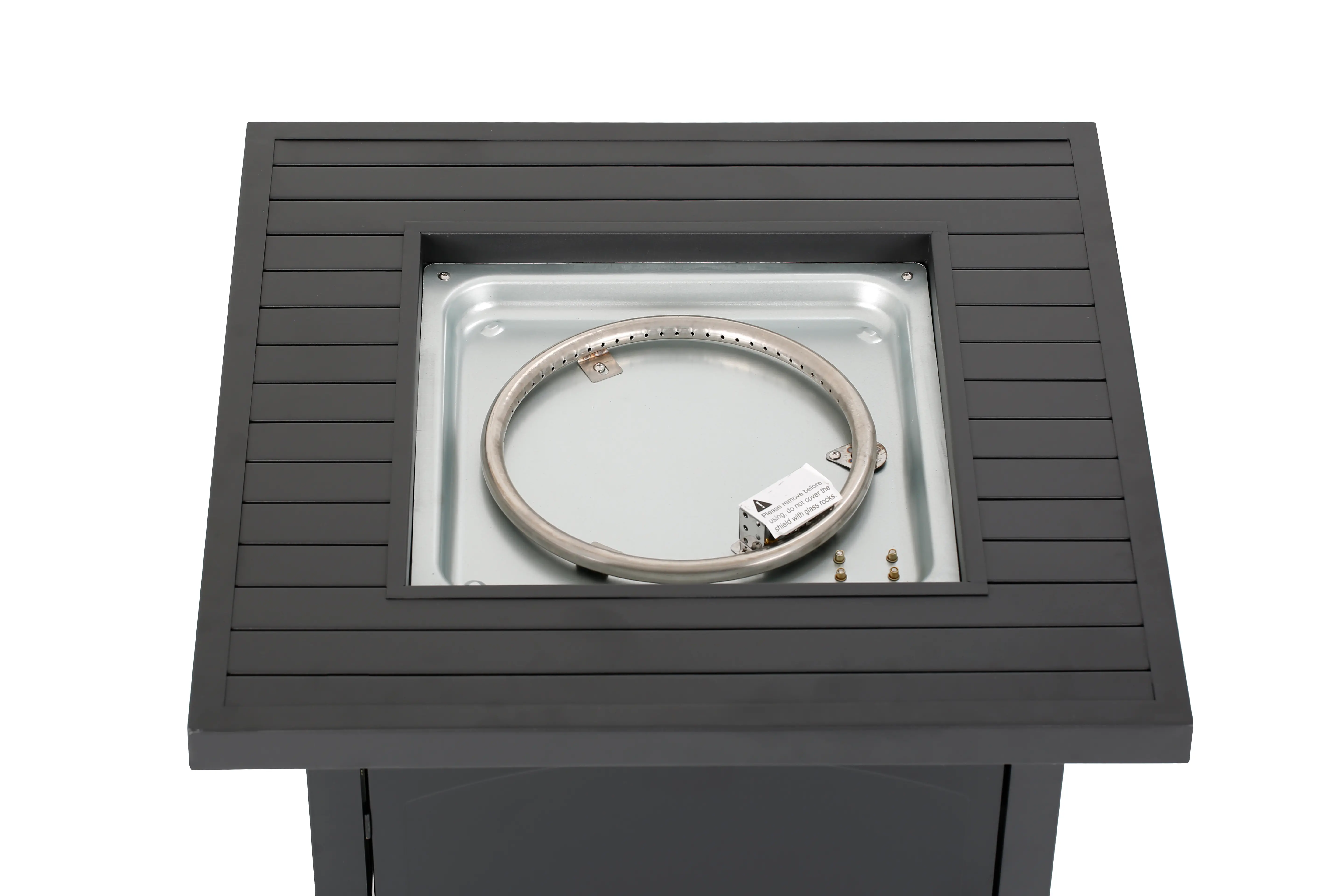 Square Table Gas Fire Pit-12