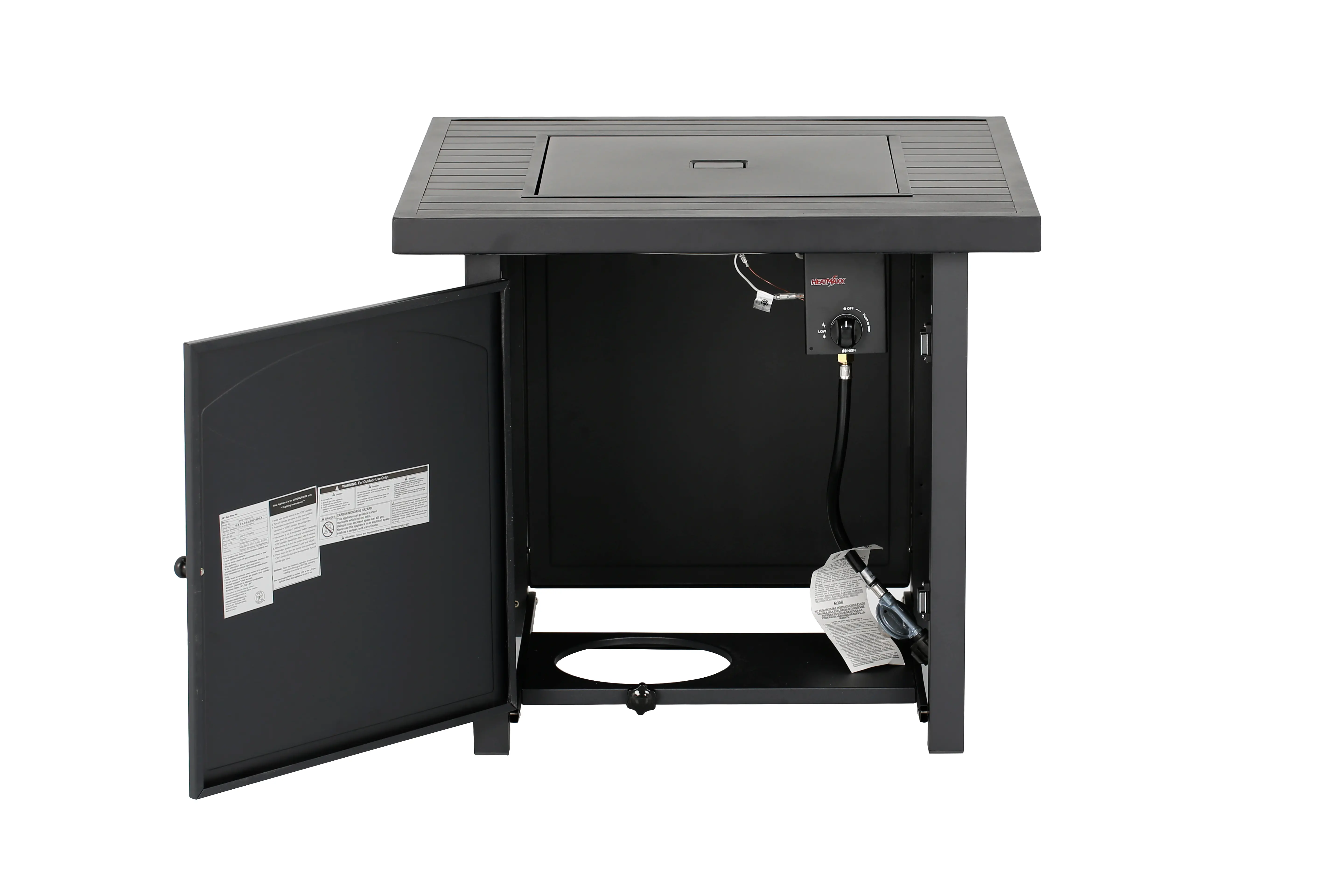 Square Table Gas Fire Pit-8