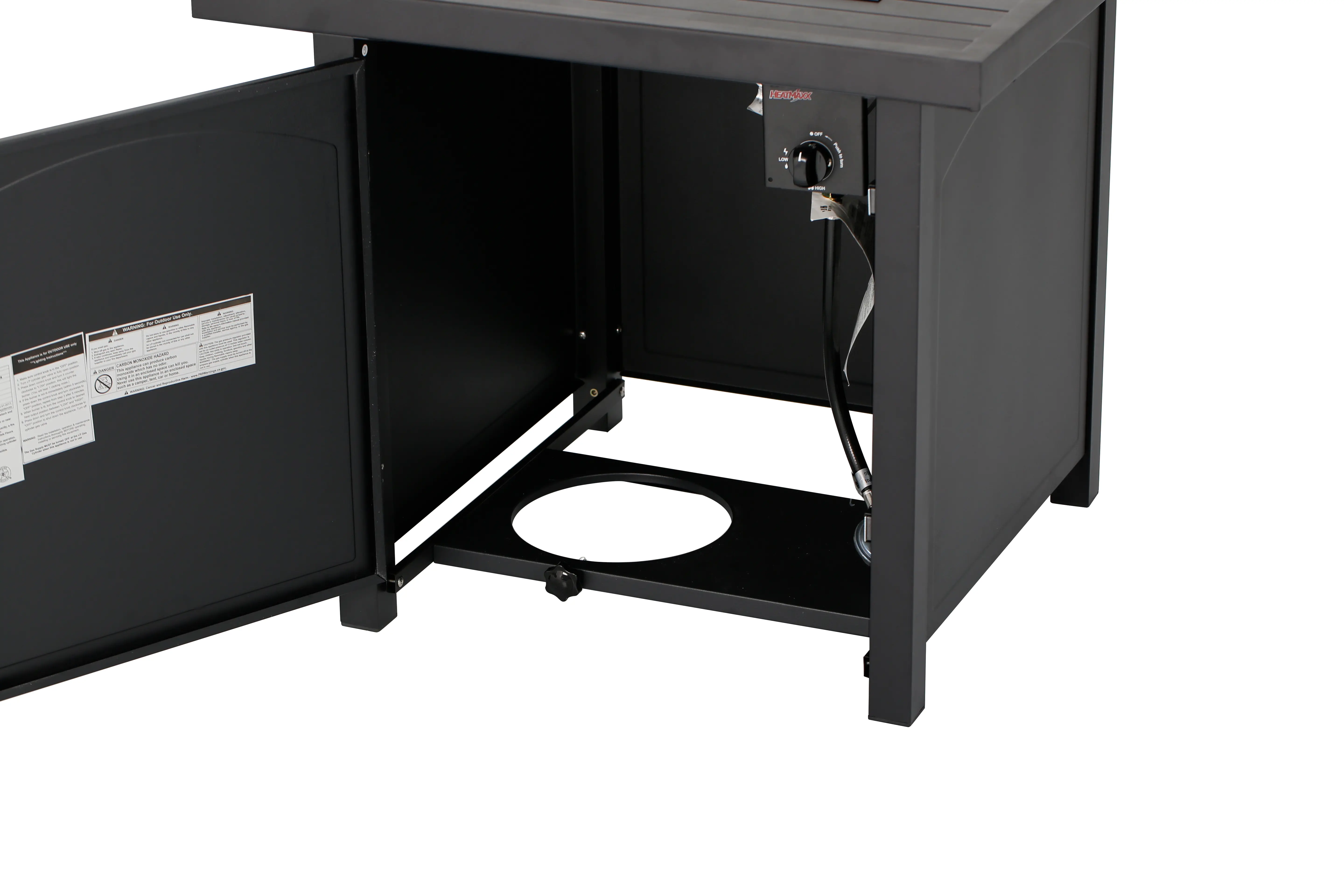 Square Table Gas Fire Pit-9