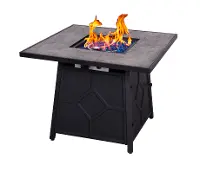 32  Square Table Gas Fire Pit