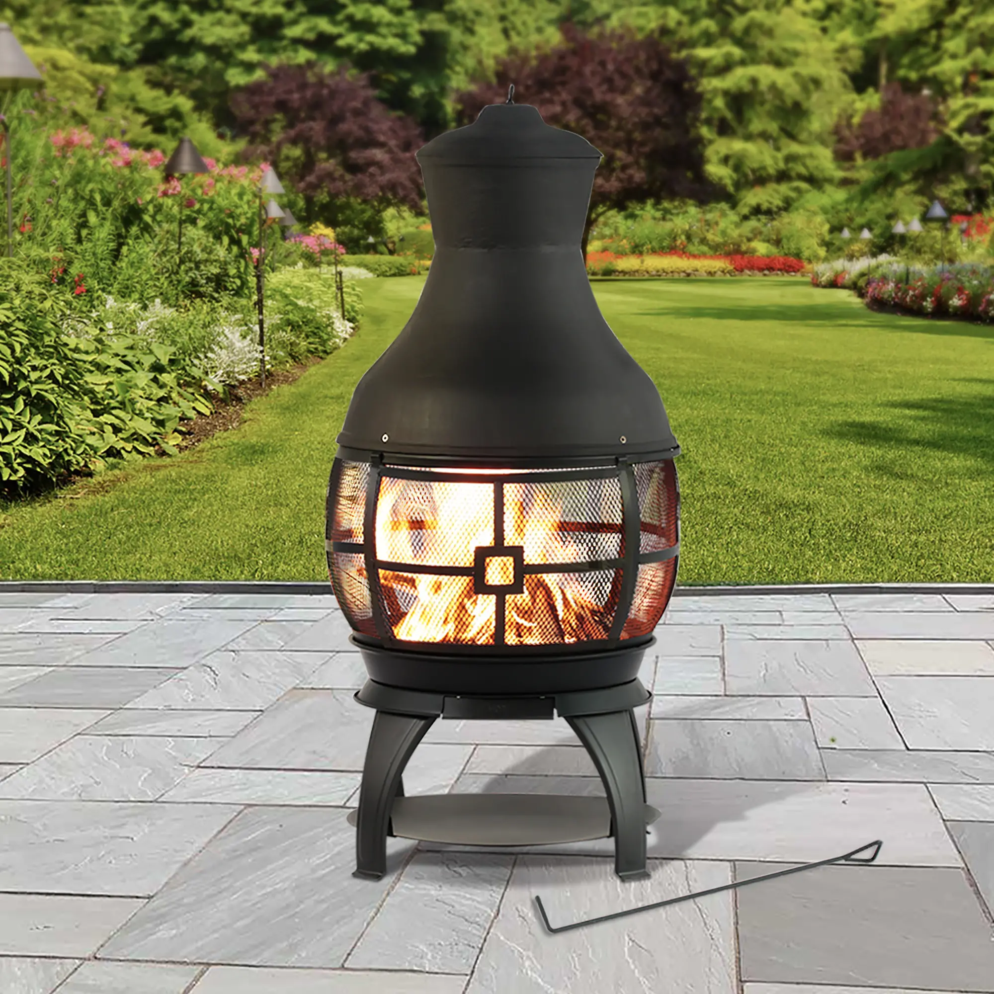 Cast Iron Chiminea-2