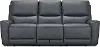 Rangers Gravel Power Reclining Sofa with Power Headrests and Lumbar