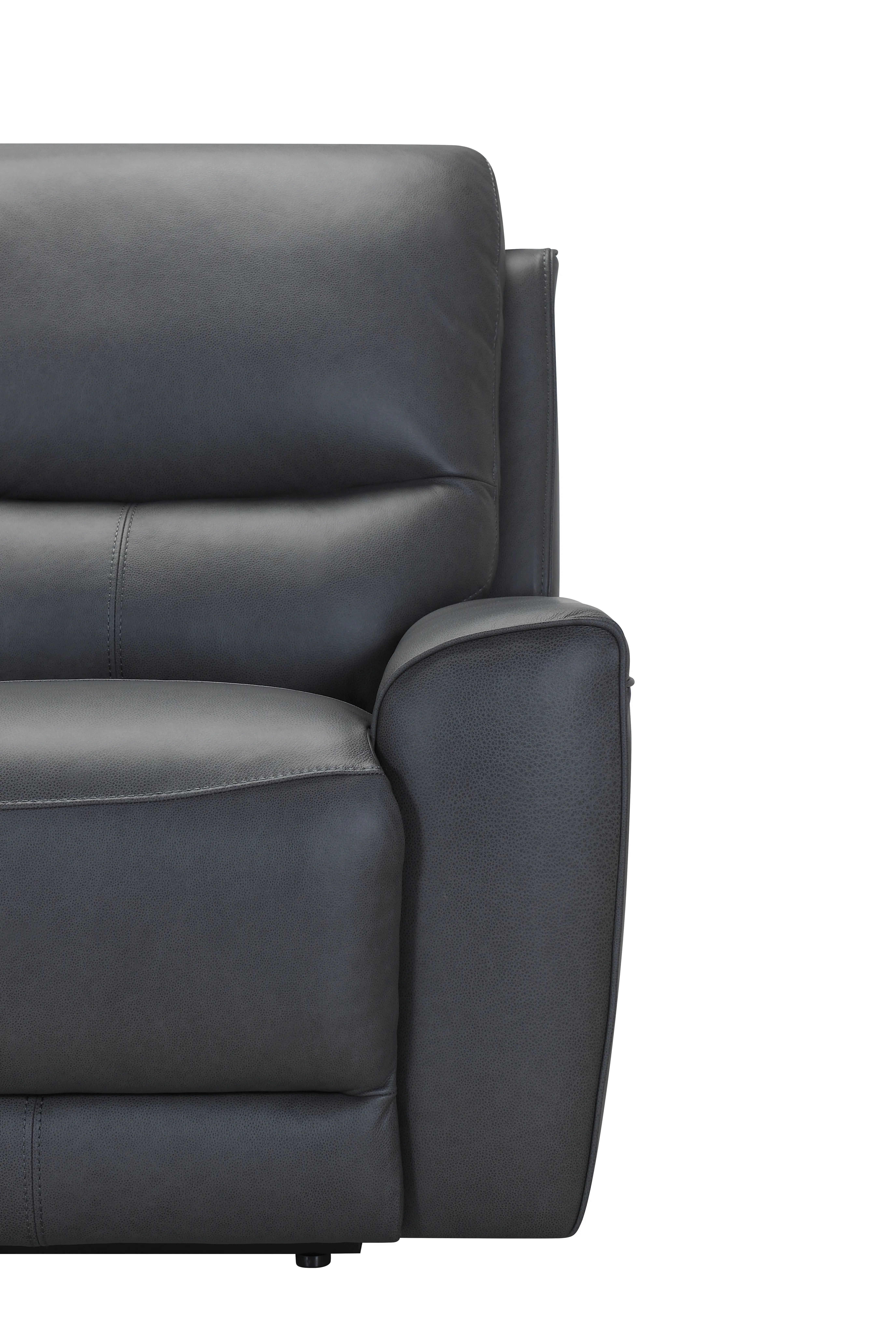 Rangers Gravel Power Reclining Sofa with Power Headrests and Lumbar-2