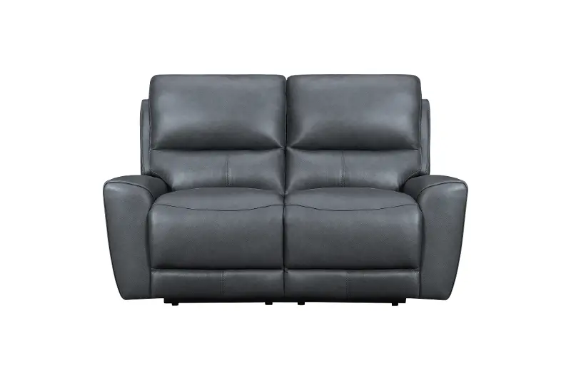 Rangers Gravel Power Reclining Loveseat with Power Headrests and Lumbar