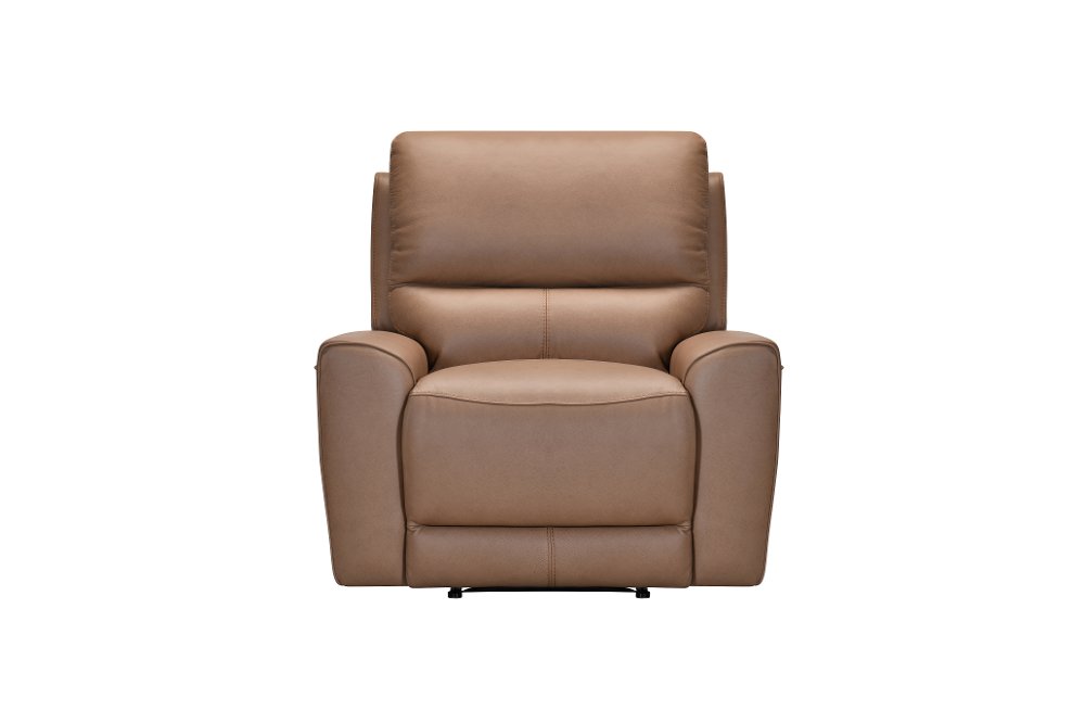 Rangers Stone Power Recliner with Power Headrests and Lumbar