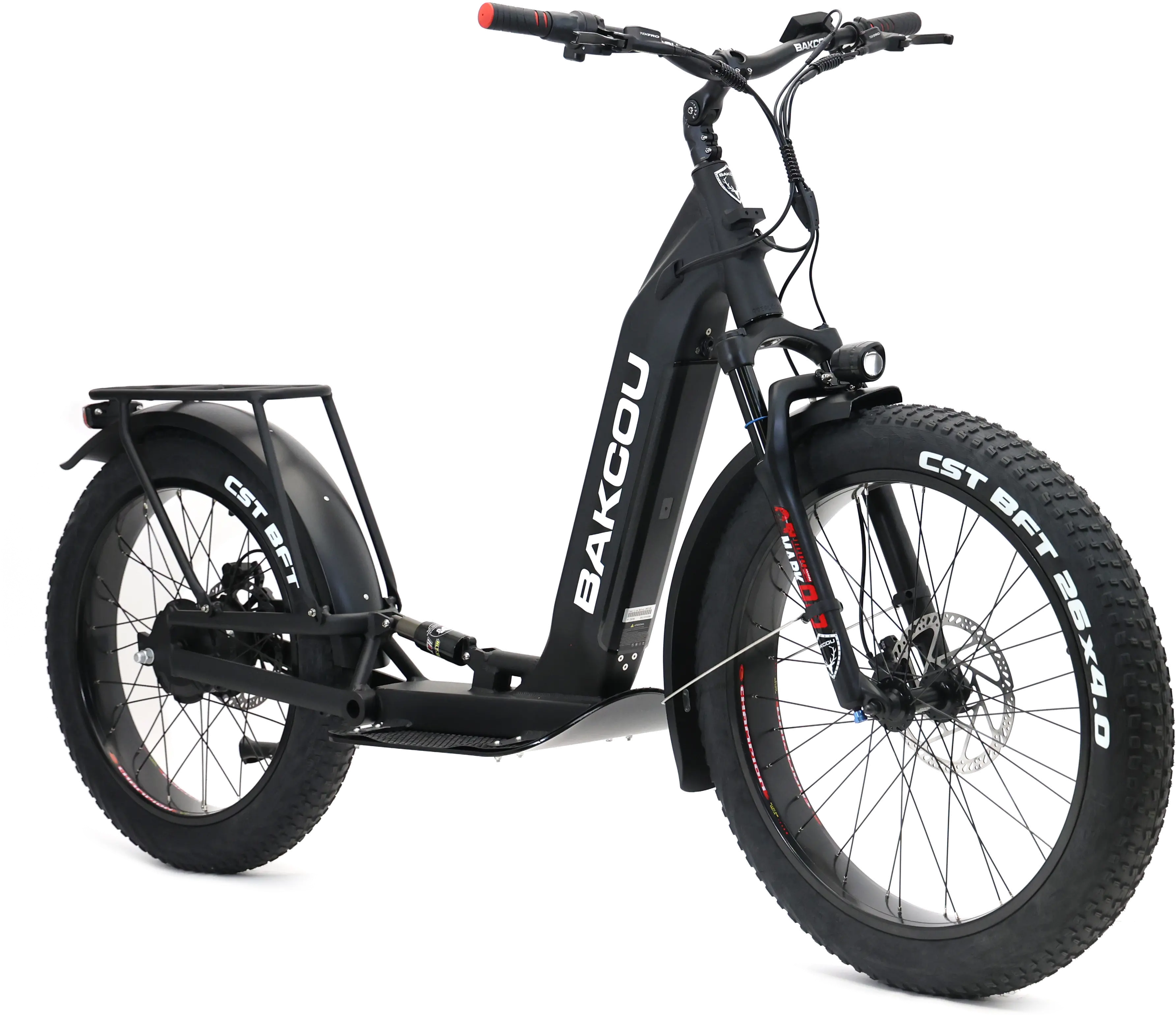 Bakcou Grizzly Electric Scooter - Matte Black-2