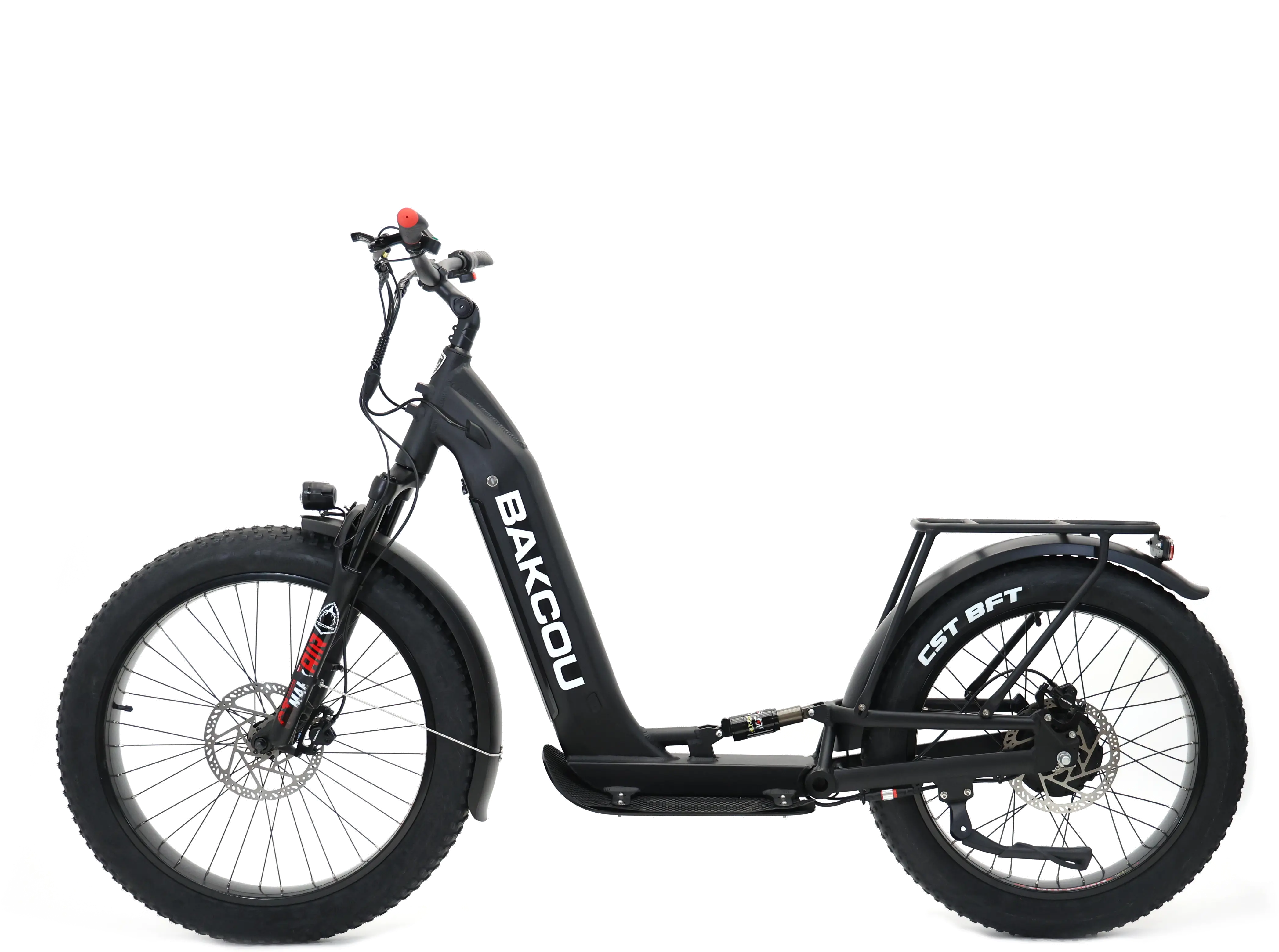 Bakcou Grizzly Electric Scooter - Matte Black-3