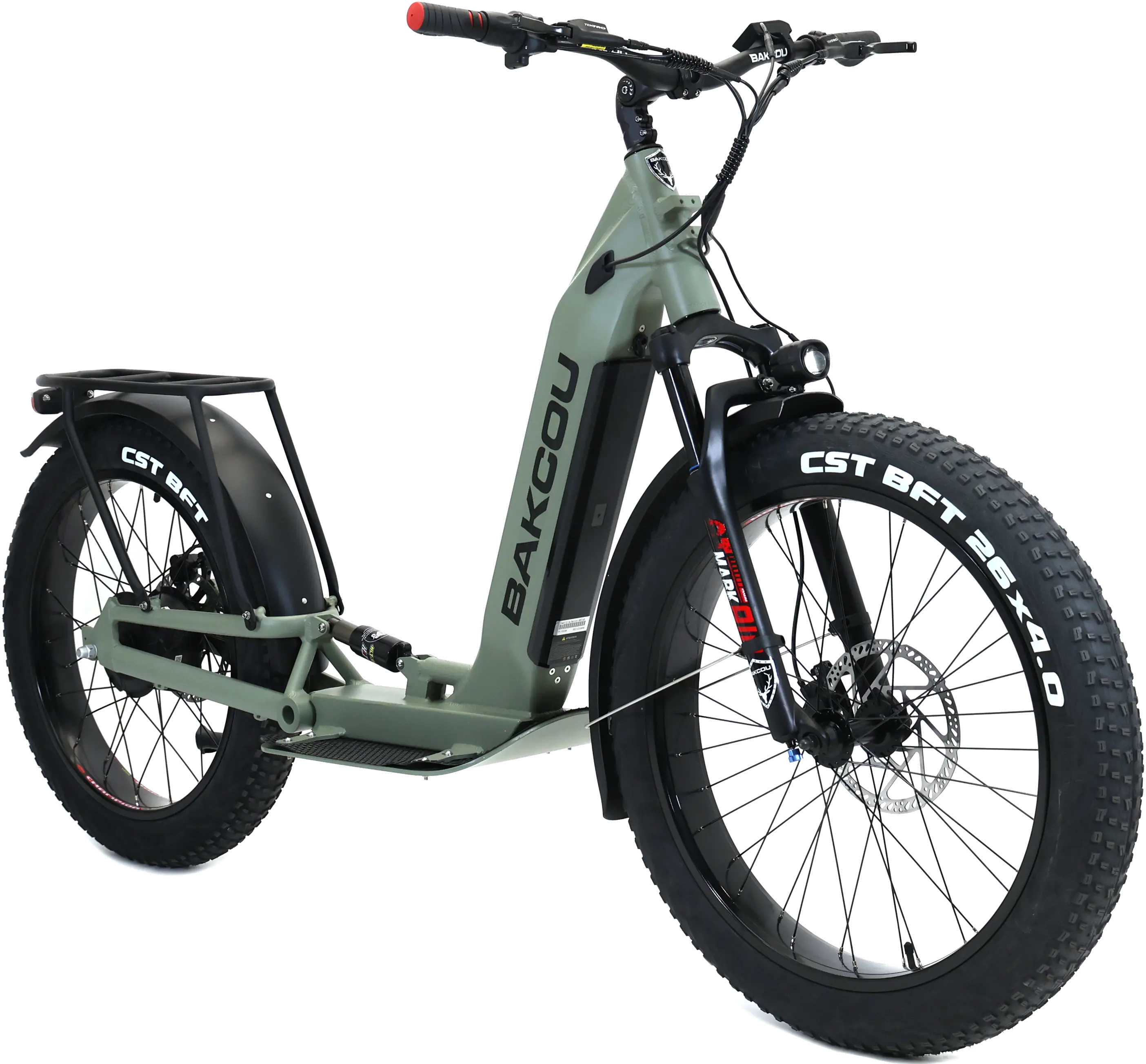 Bakcou Grizzly Electric Scooter - Sage Green-2