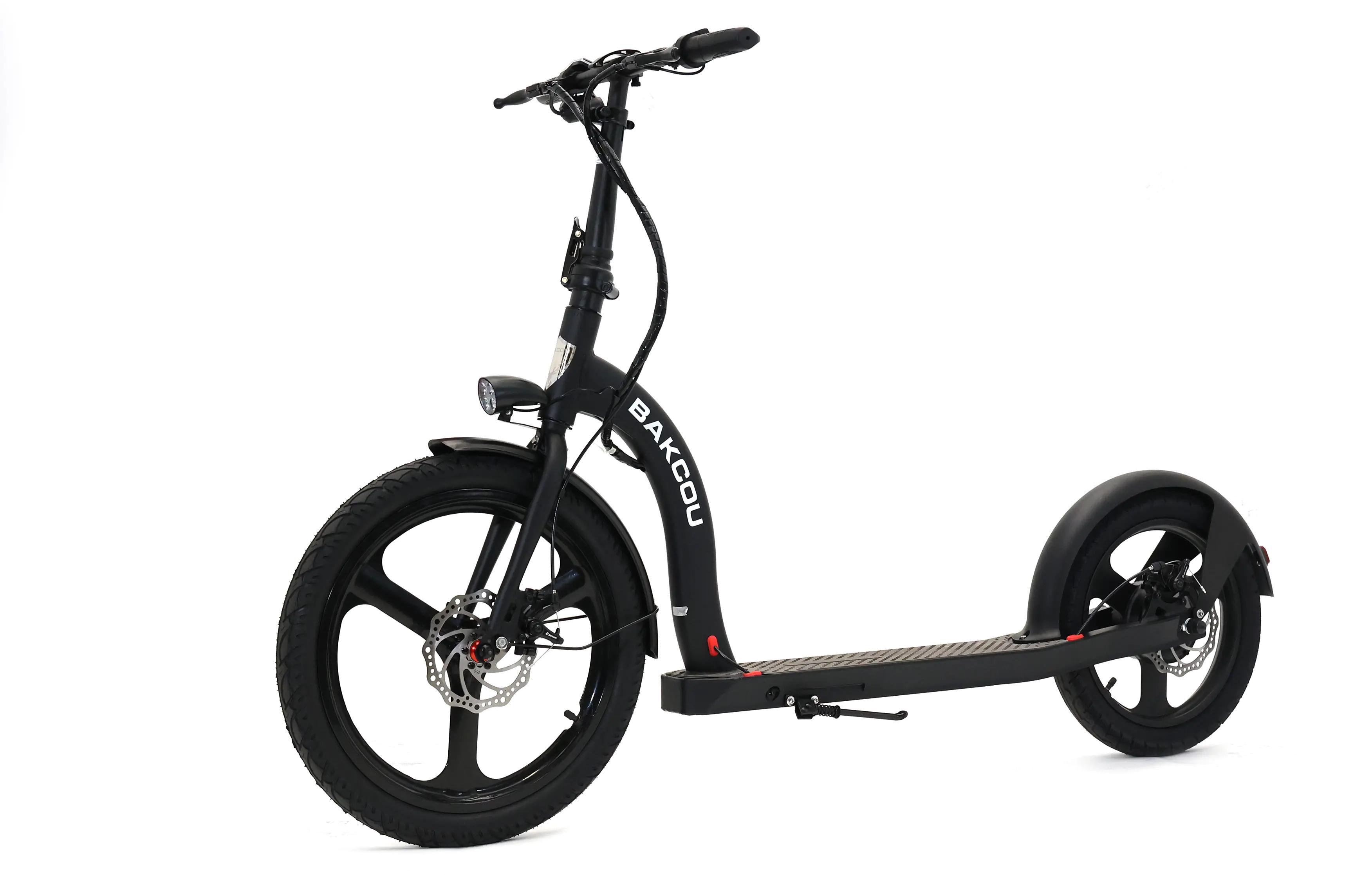Bakcou  Badger Electric Scooter - Matte Black-1